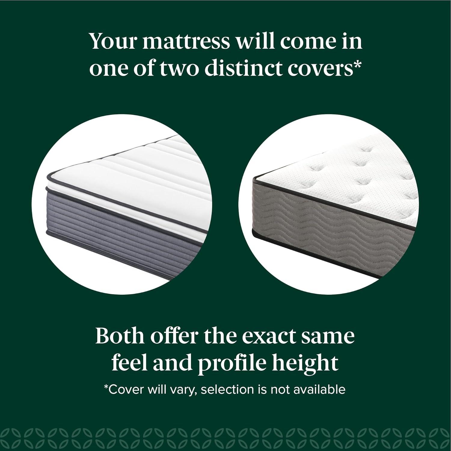 ZHENYING 10 Inch True Support Hybrid Mattress [New Version], Queen, Fiberglass Free, Medium Feel, Motion Isolation, Certified Safe Foams & Fabric, Mattress in A Box