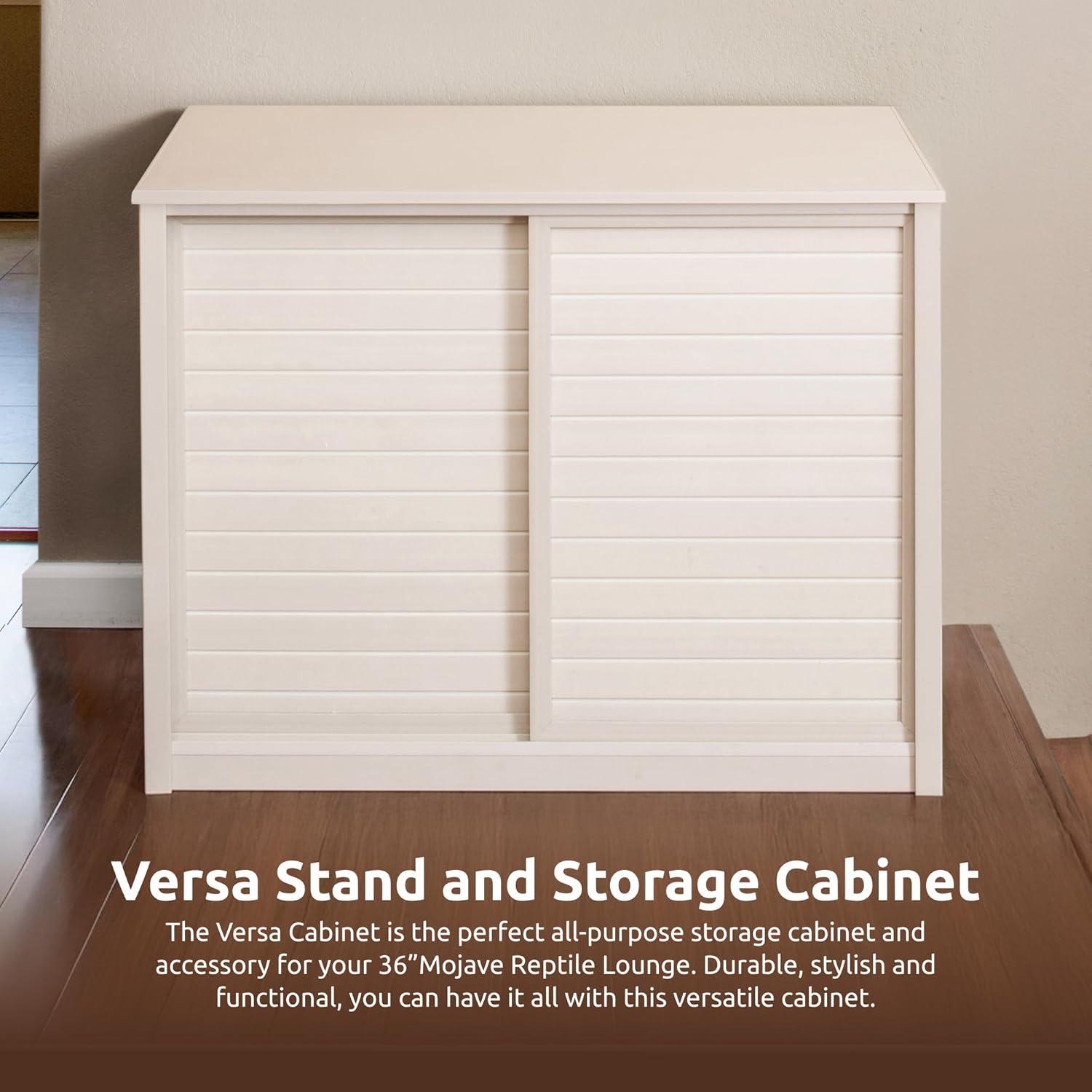 New Age Pet® ECOFLEX® Versa Stand Storage Cabinet for Pets, 36 in. Composite, Non-Toxic, Easy Assembly, Ideal for Extra Bedding, Food, Toys, Accessories Storage