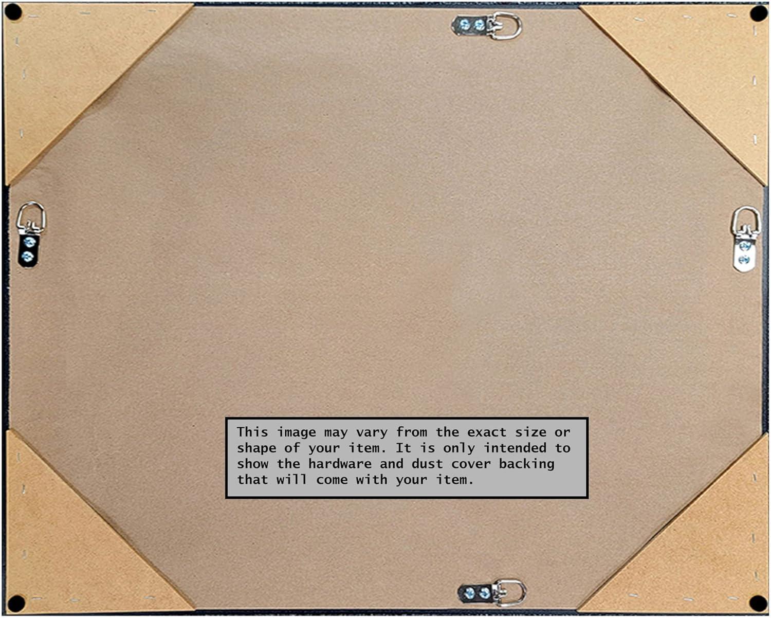 Amanti Art Alexandria White Wash Beveled Wood Wall Mirror 29.25 x 41.25 in.