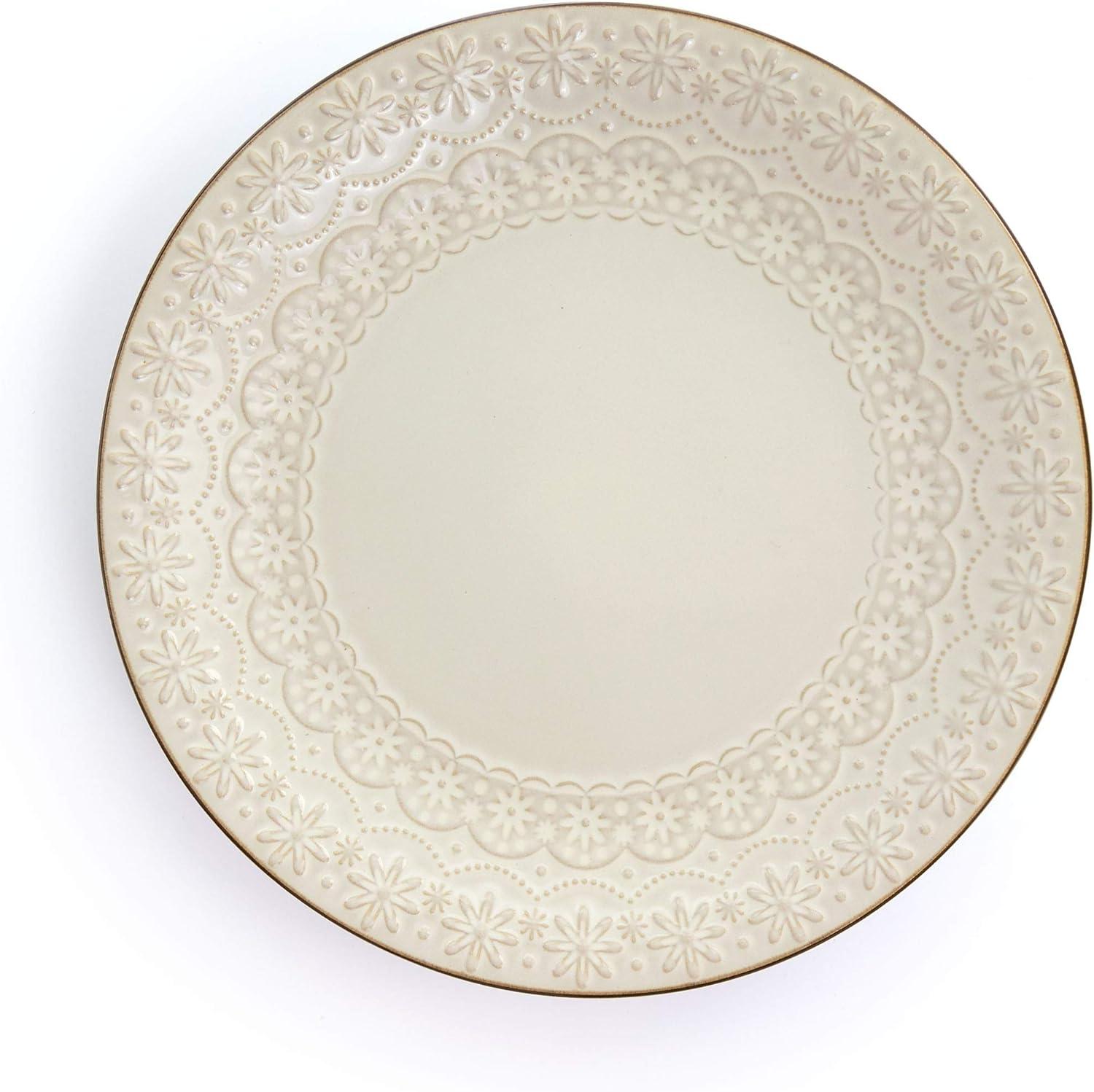 16 Piece Stoneware Dinnerware Set - Service for 4