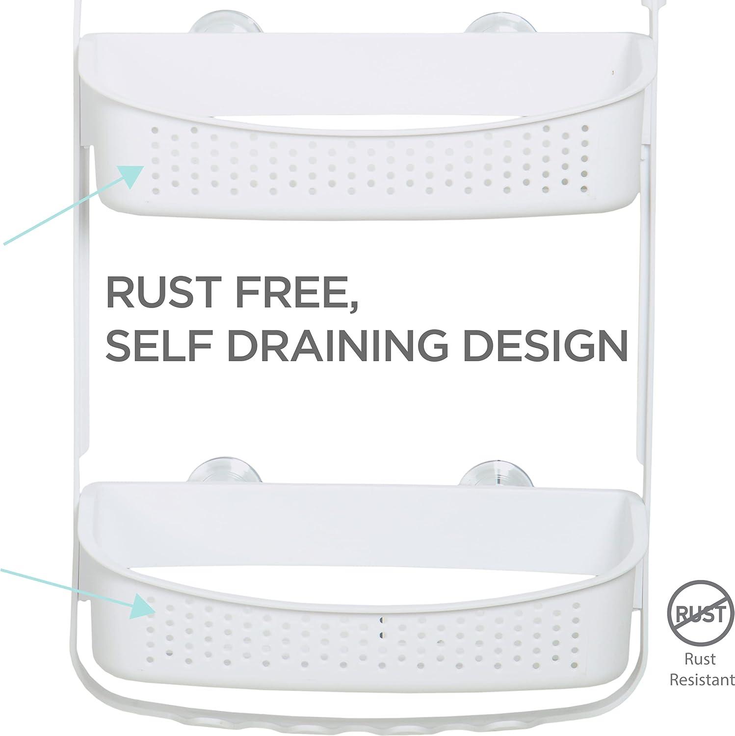 Bath Bliss Hawley Hanging Shower Caddy