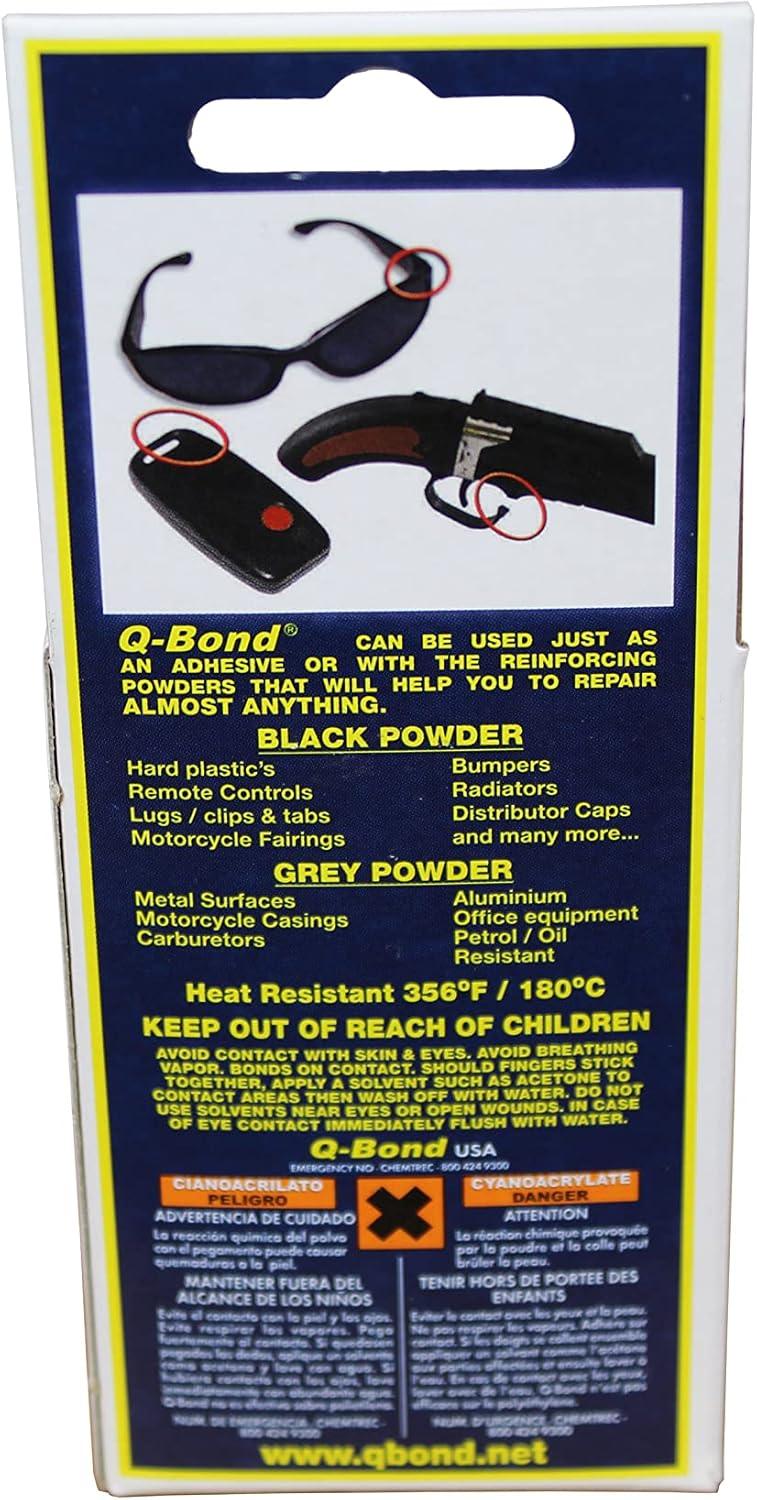 K Tool International Q-BOND KIT Fast Acting Automotive Adhesives, 0.32 oz Bottle