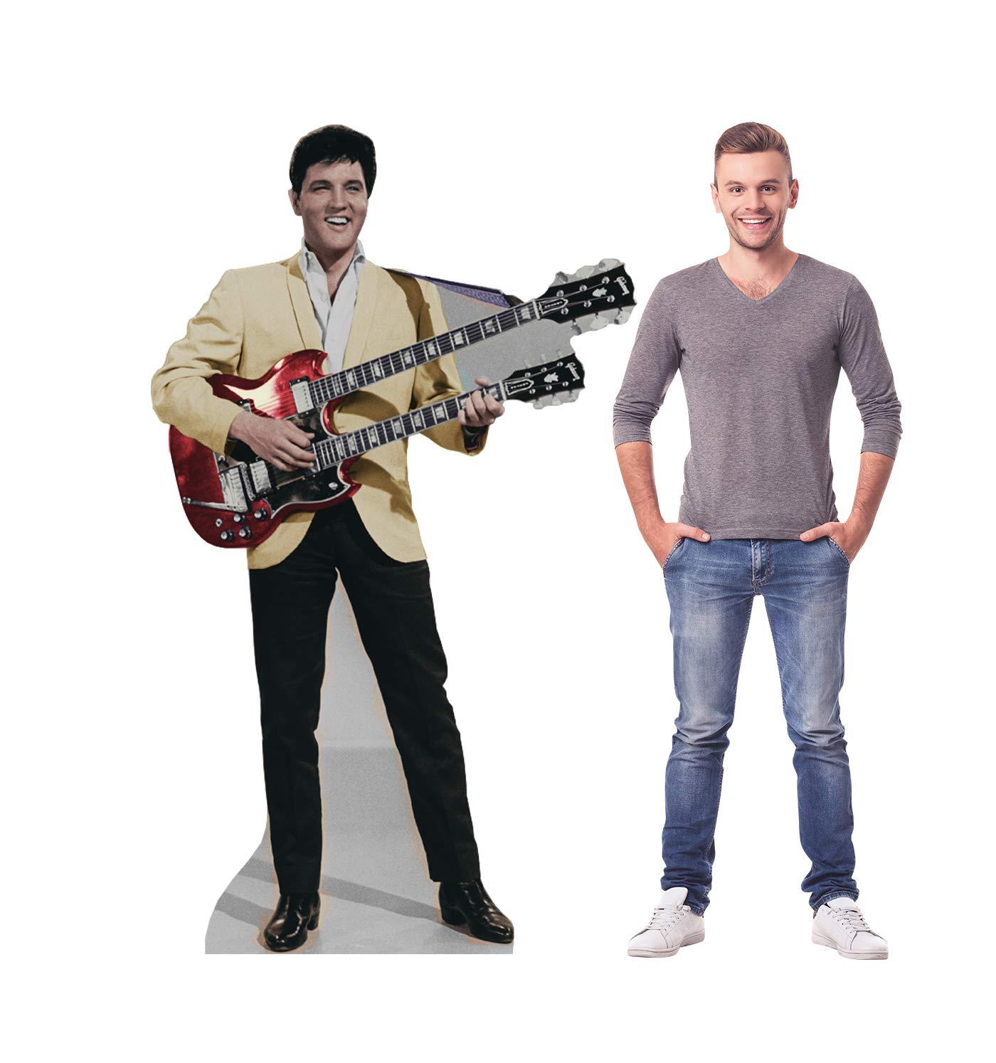 Advanced Graphics Lifesize Wall Decor Cardboard Standup Poster Elvis Yellow Jacket