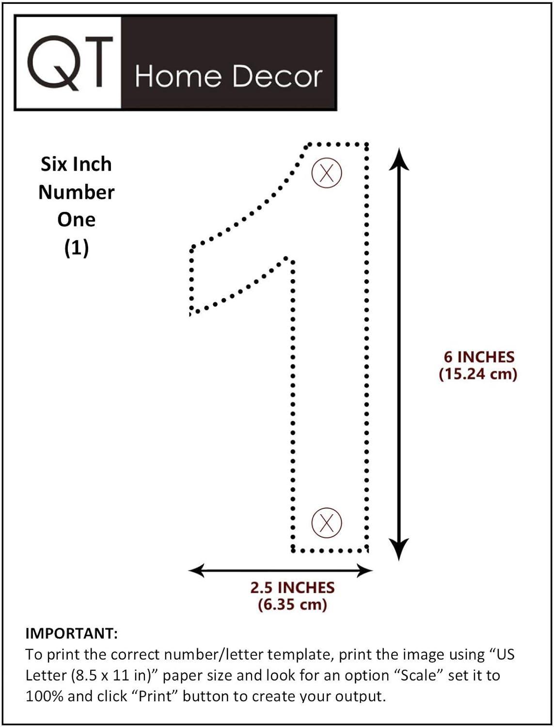 ModernStainlessHardware 6'' H Stainless Steel House Number