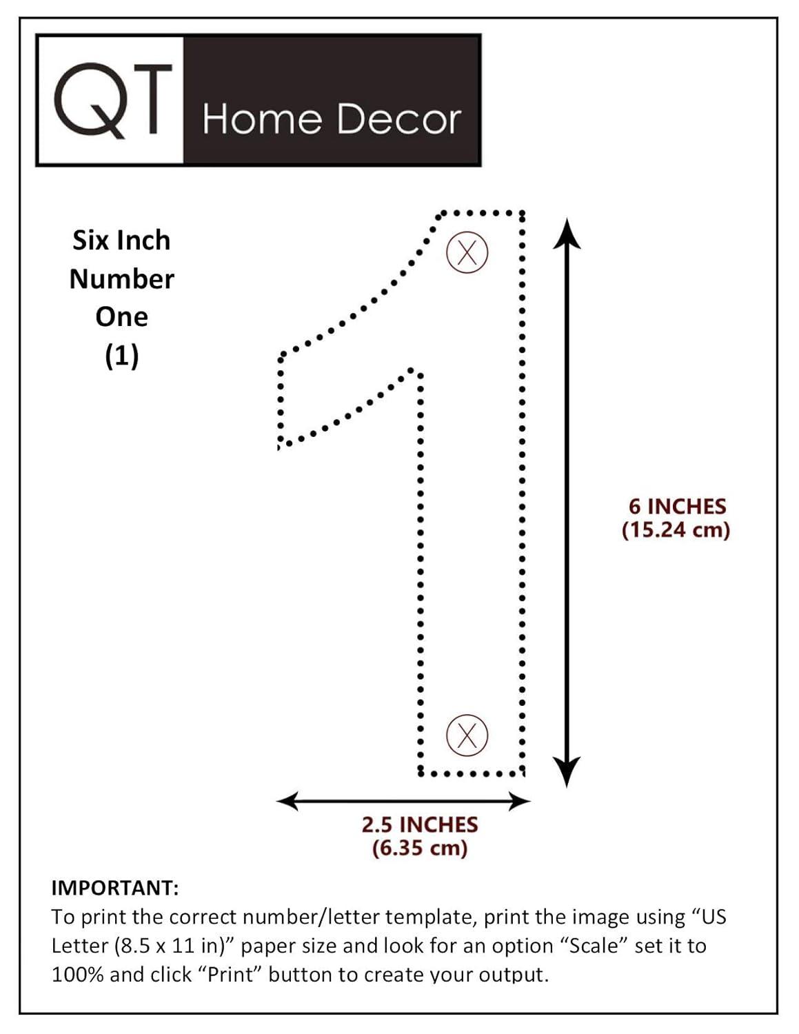 ModernStainlessHardware 6'' H Stainless Steel House Number