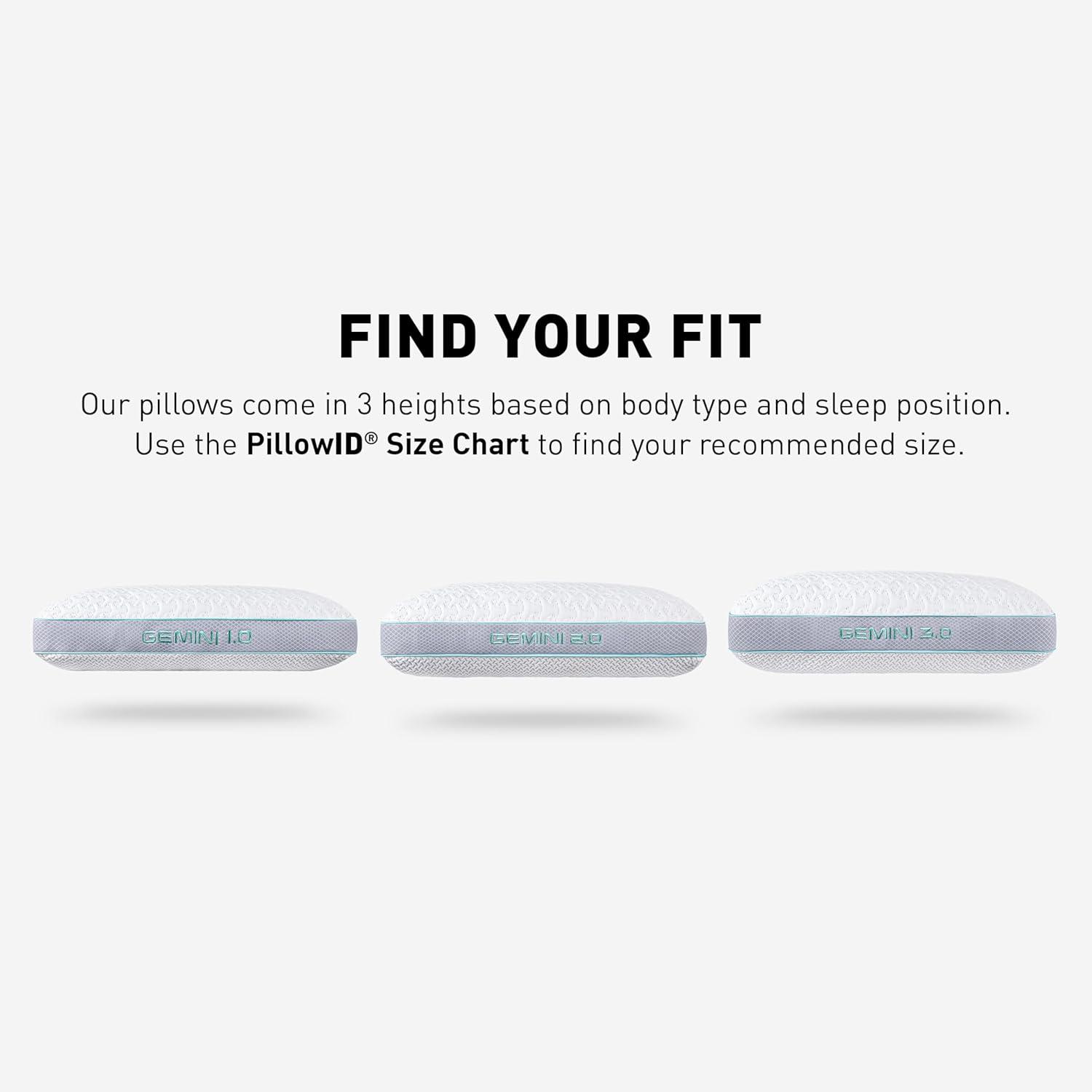 Bedgear Bedgear Gemini Performance Pillow - Firm Support Pillow For Neutral/Warm Sleepers