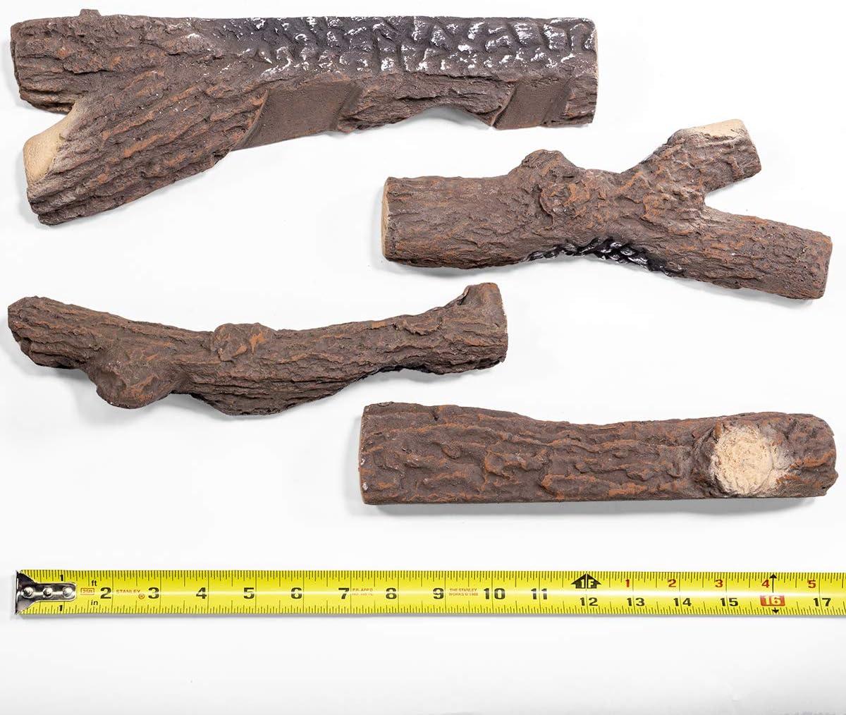 Loon Peak® Barnsdale 9 Piece Ceramic Decorative Logs