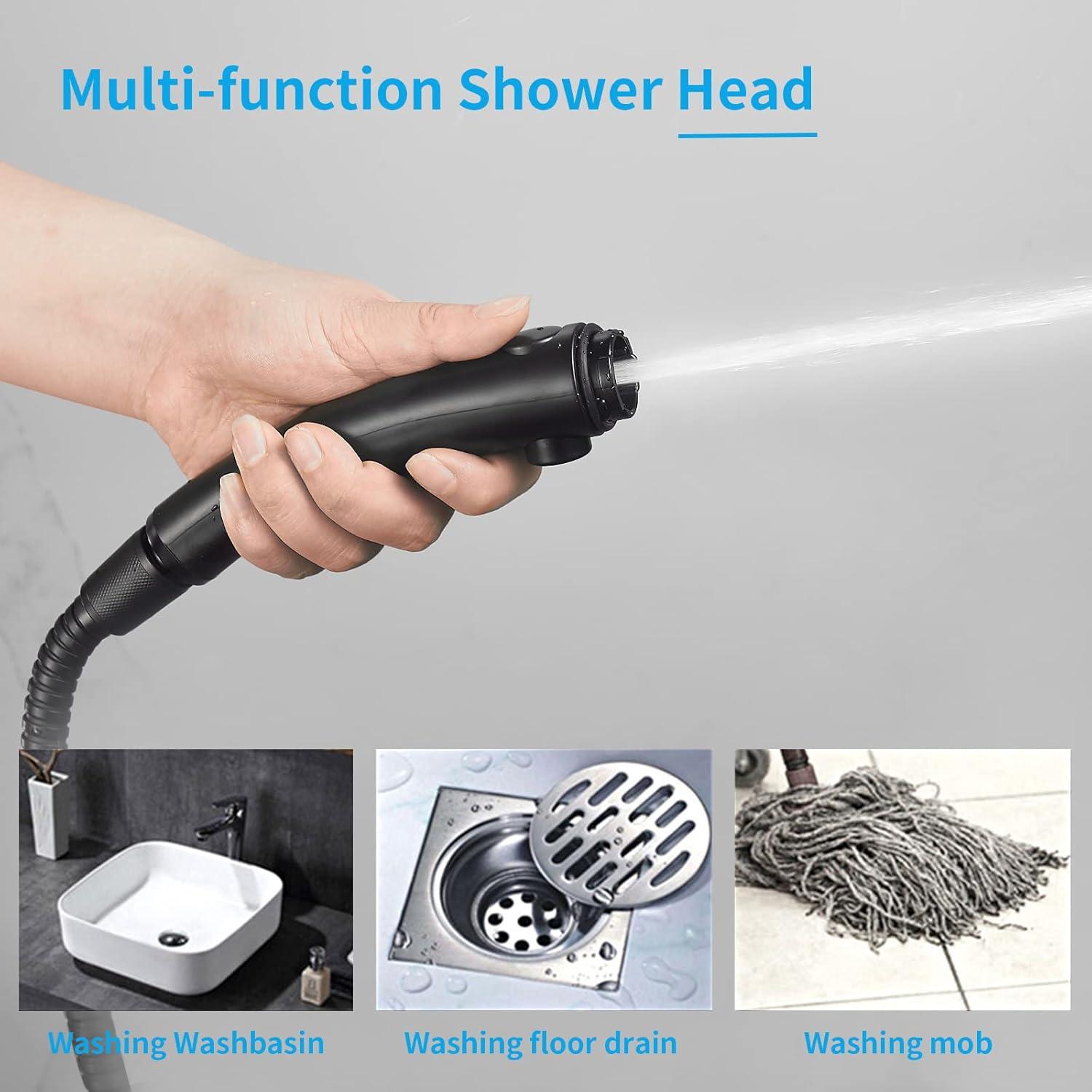 High Pressure Handheld Shower Head with ON/OFF Pause Switch, 3 Spray Modes Shower Head