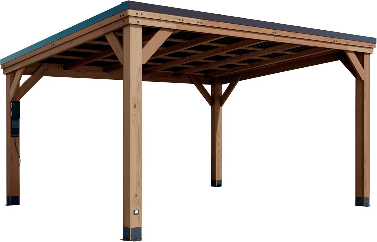 Backyard Discovery Backyard Discovery 14 X 12 Arcadia Sloped Roof Gazebo