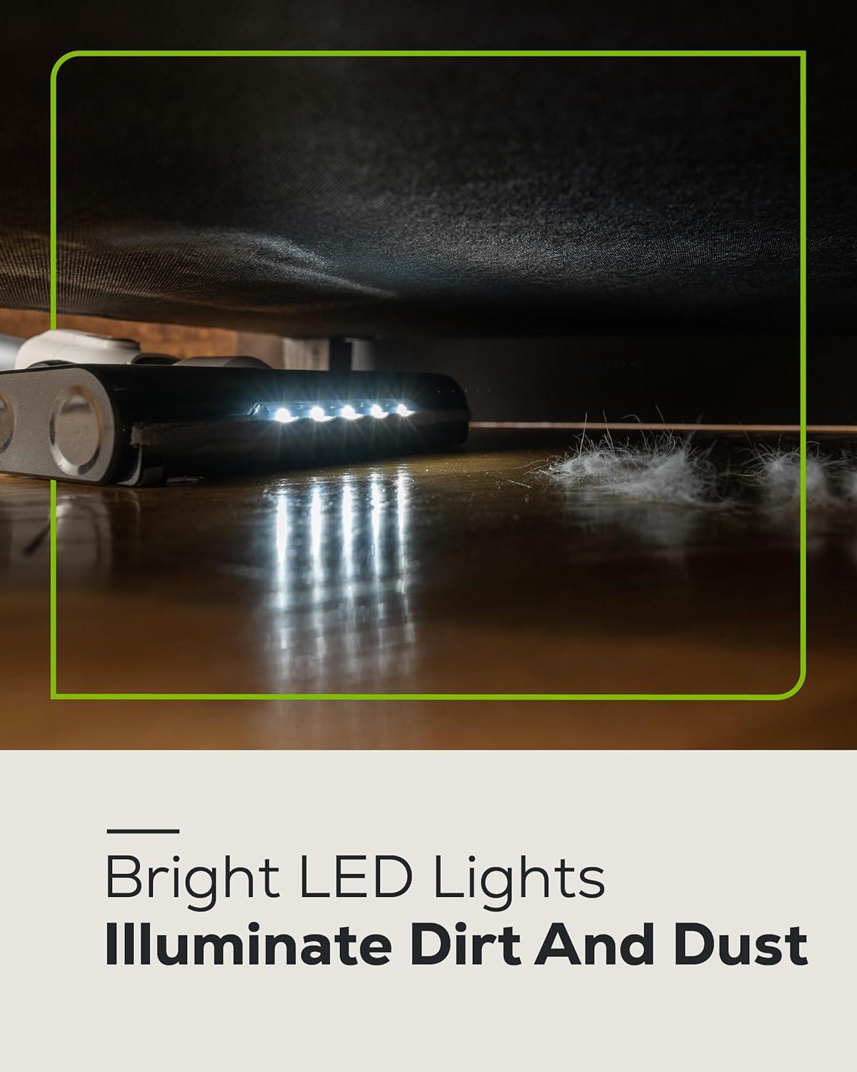 Greenworks 24V Brushless Cordless Stick Vacuum, Lightweight, Handheld, Pet, Anti-Allergen HEPA Filtration, Hard Floor, Carpet, Car, 4Ah Battery, and 30-Minute Charge Time (White)