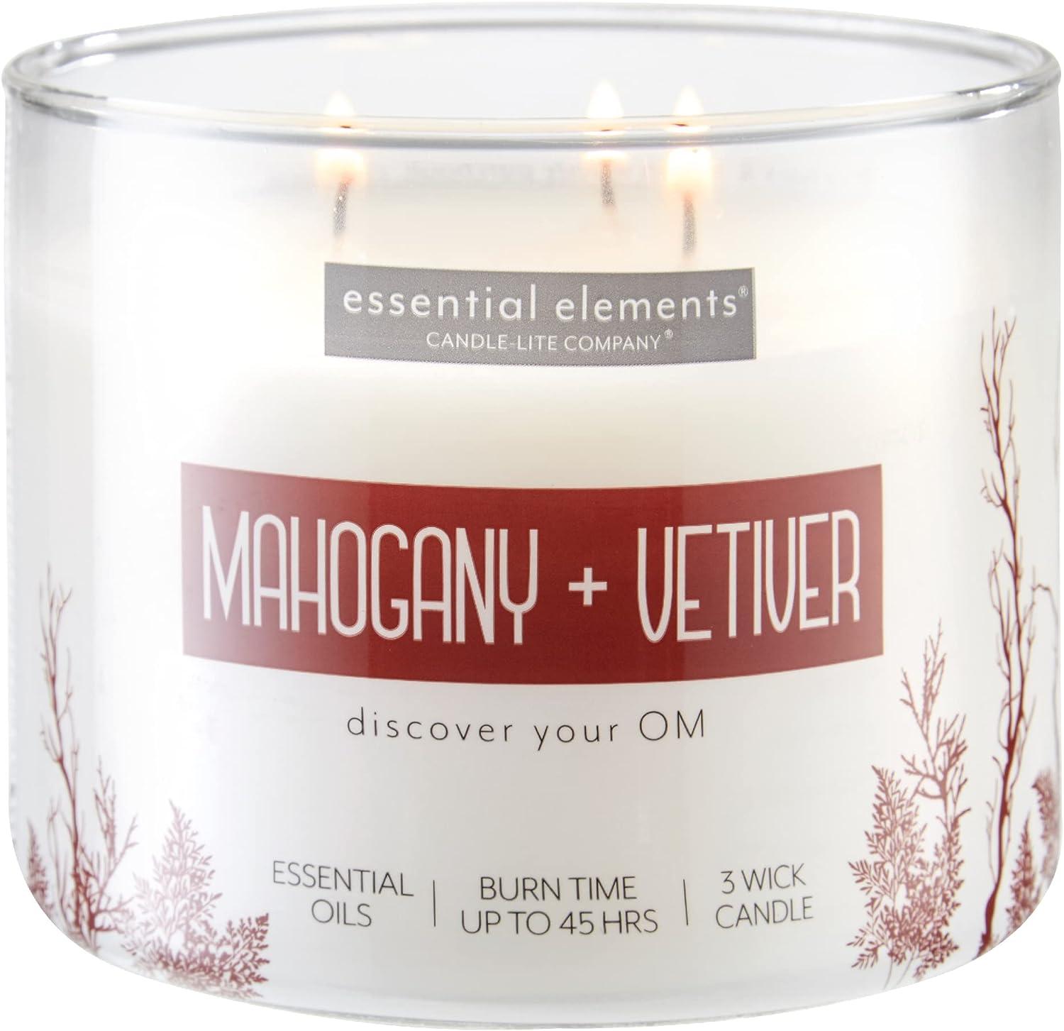 Mahogany & Vetiver 14.75 oz Soy Jar Candle