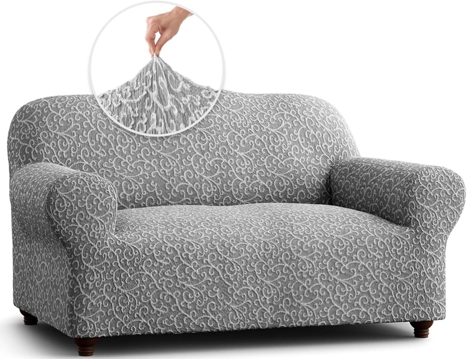 Stretchy Slipcover for Armchair- Premium Quality & Style - Jacquard Collection