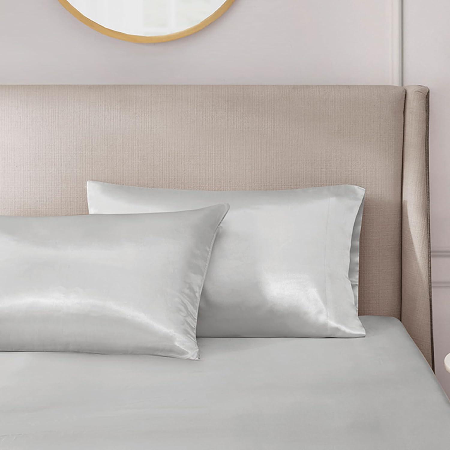 Madison Park Essentials Satin Luxury 2PC Pillowcases (Set of 2)