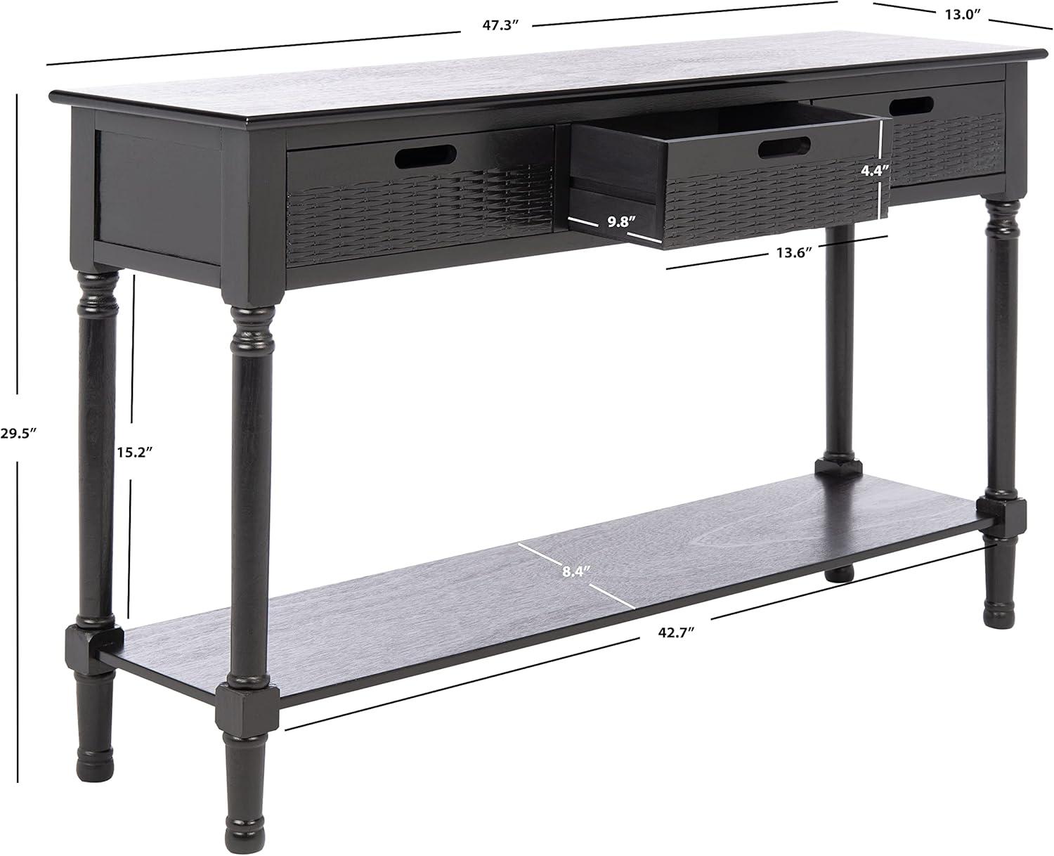 Landers 3 Drawer Console Table  - Safavieh