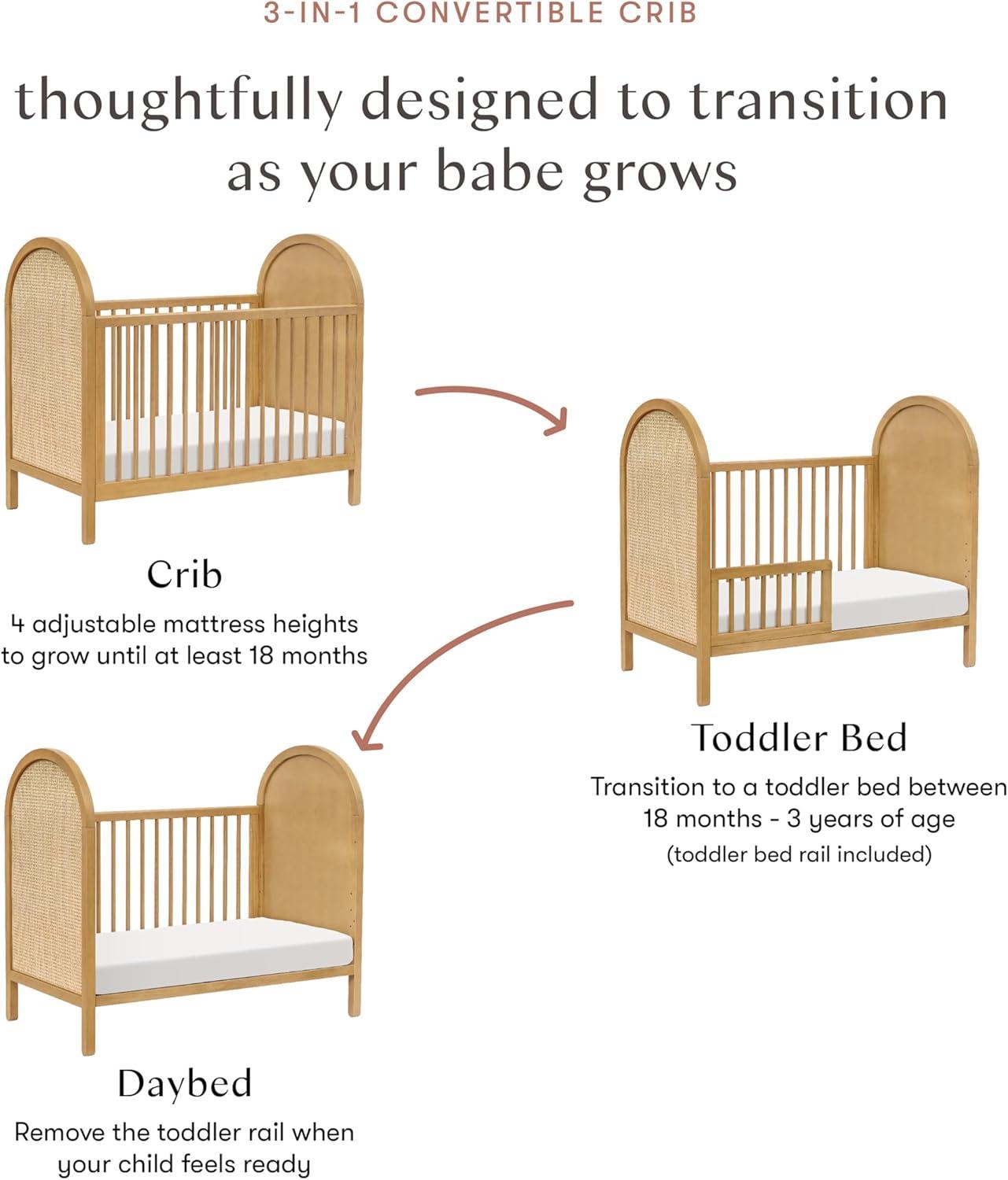 Bondi Cane 3-in-1 Convertible Crib