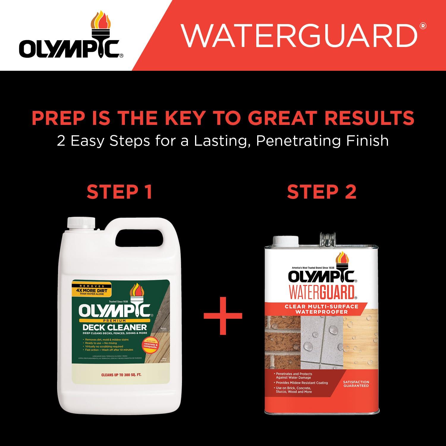 Olympic Waterguard 1 Gallon Clear Multi-Surface Waterproofing Sealer