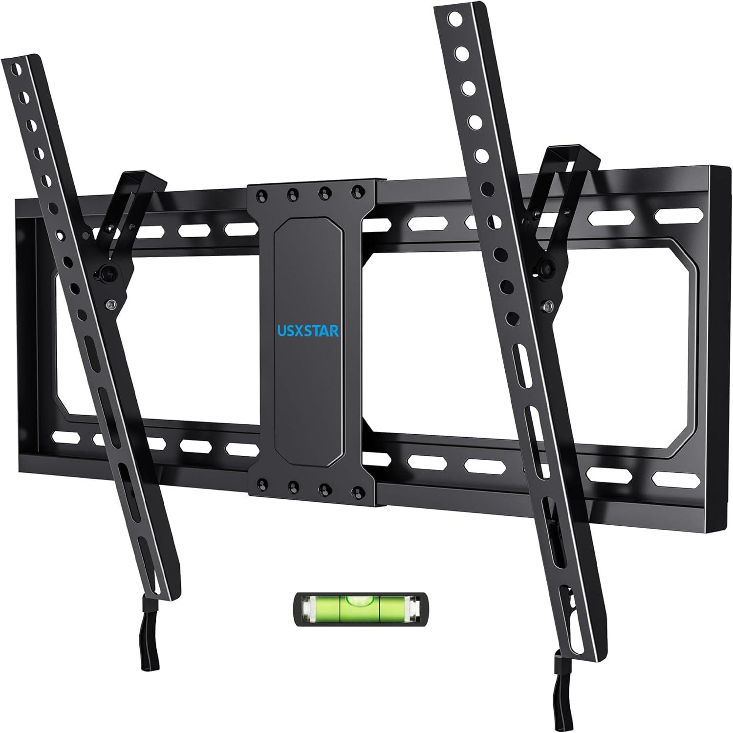 Heavy Duty Black Tilting TV Wall Mount for 37-82 Inch TVs