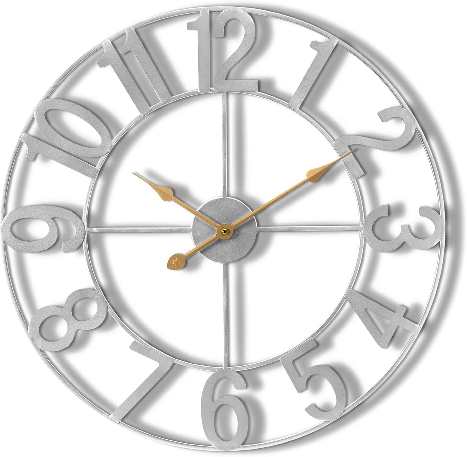 Sorbus Large 16" Numeral Analog Decorative Wall Clock