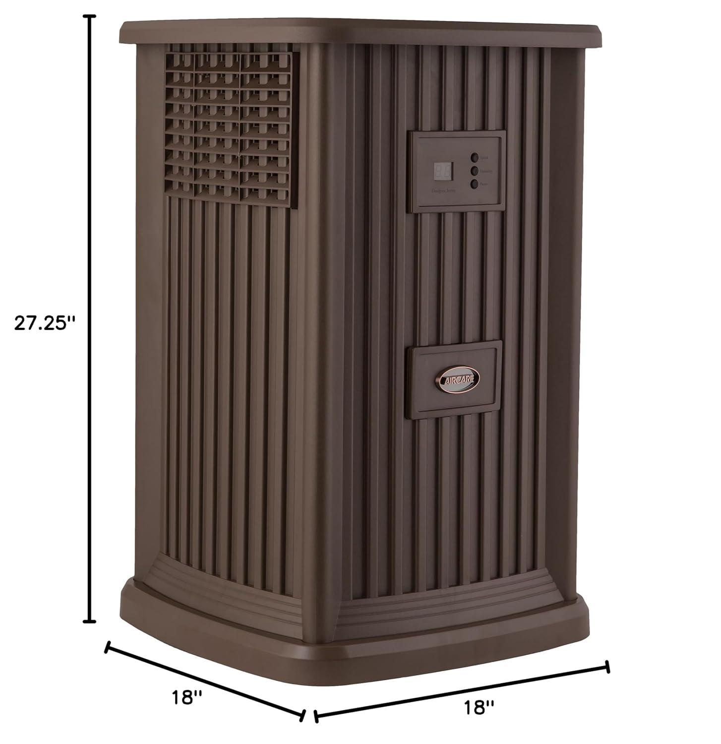 AIRCARE Style Nutmeg Whole House Pedestal Evaporative Humidifier for 2400 Square Feet