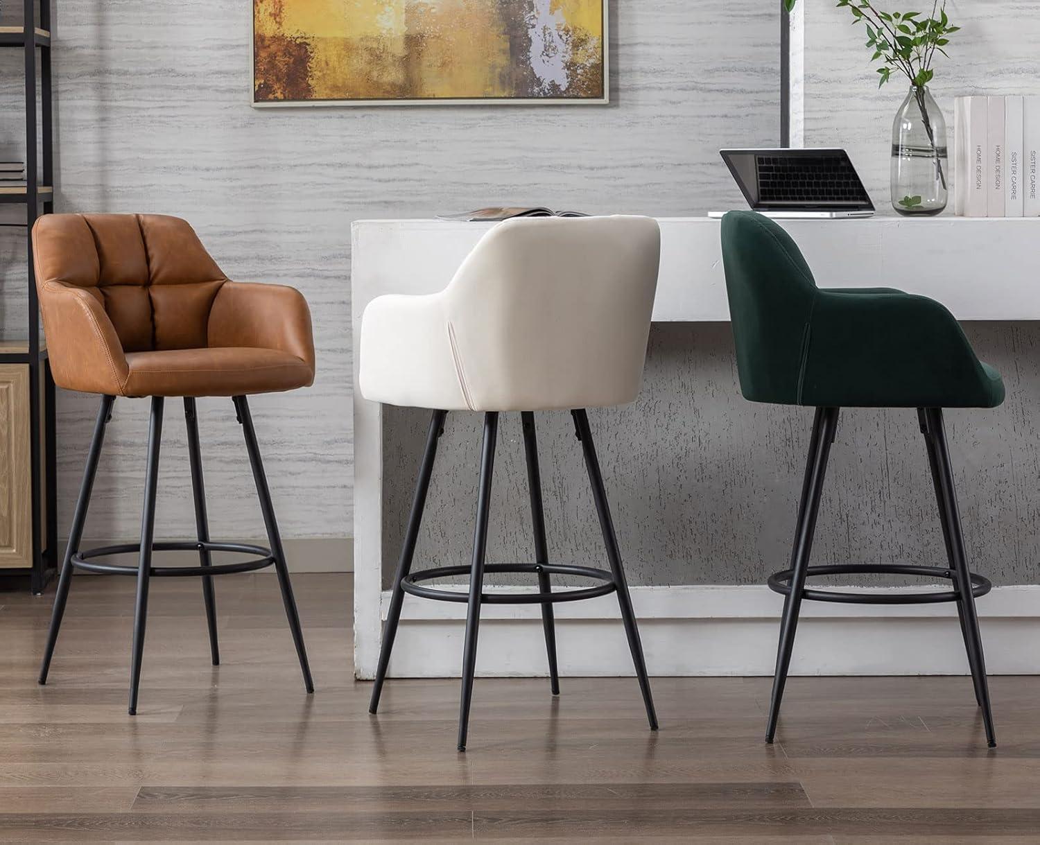 Irelyn PU Upholstered 30'' Bar Stool