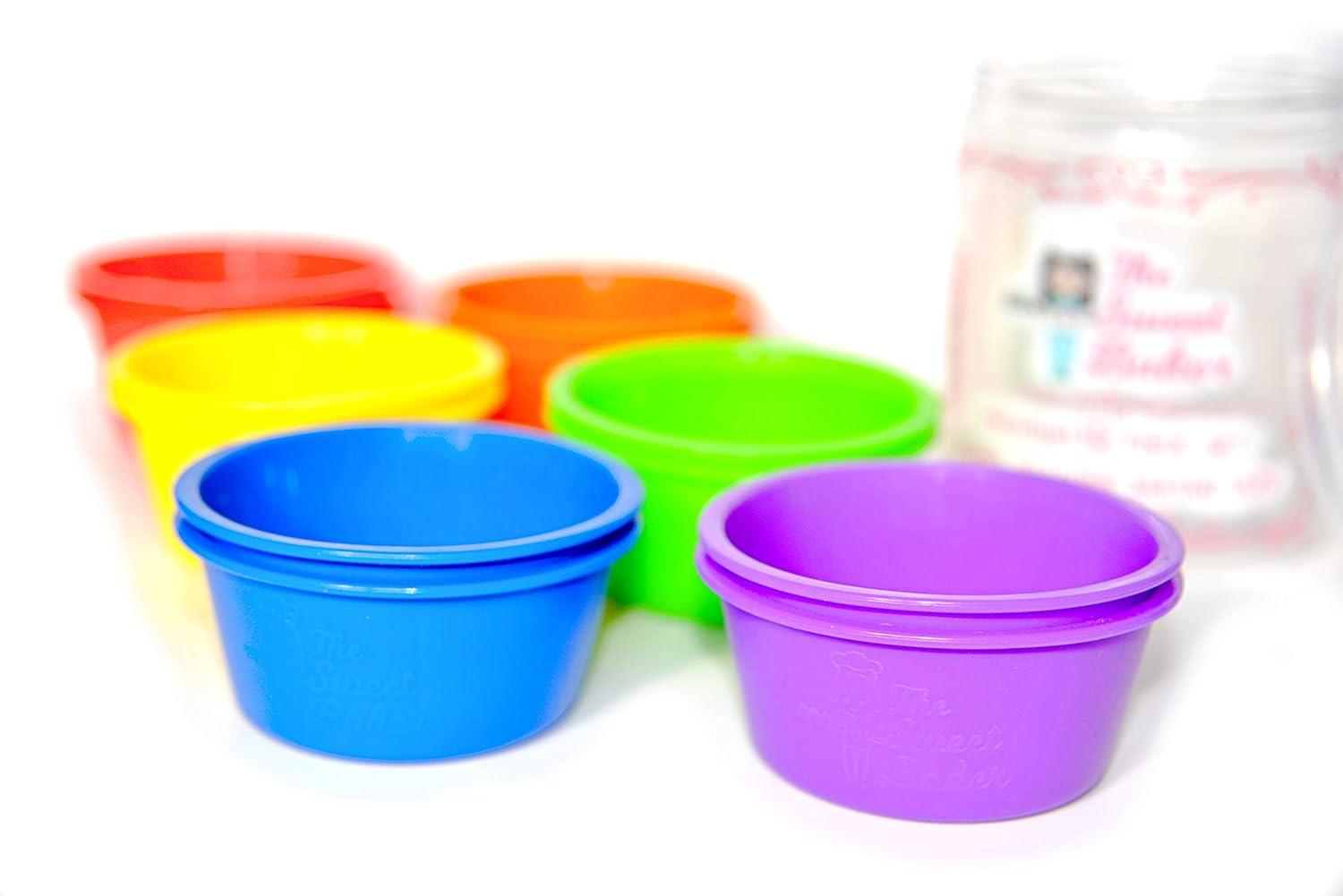 | Professional Jumbo Silicone Baking Cups | Premium 12 Piece Set | Reusable Cupcake Muffin Pans | BPA Free
