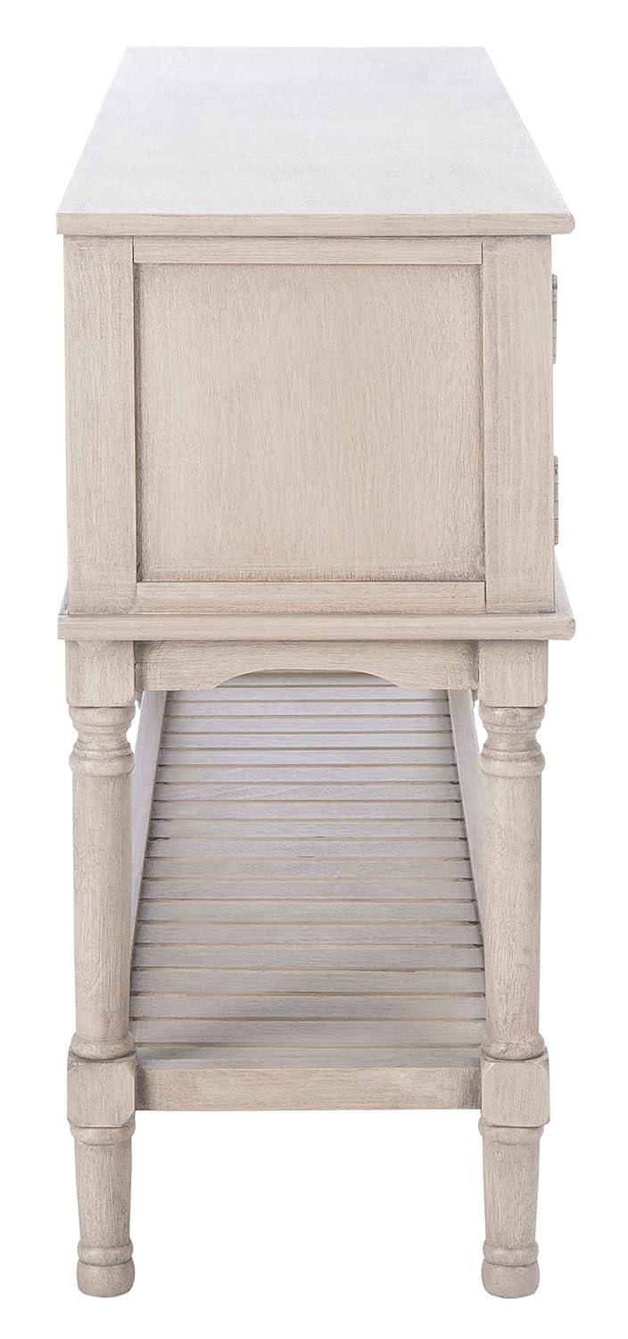 Tate 2 Drawer 2 Door Console Table - Greige - Safavieh