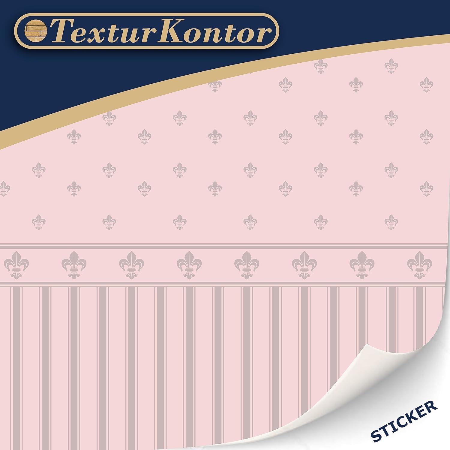 Lilibet 3 Sheets Self-Adhesive Wallpaper for Dollhouses - 1:12 Scale Classic & Victorian Wallpaper