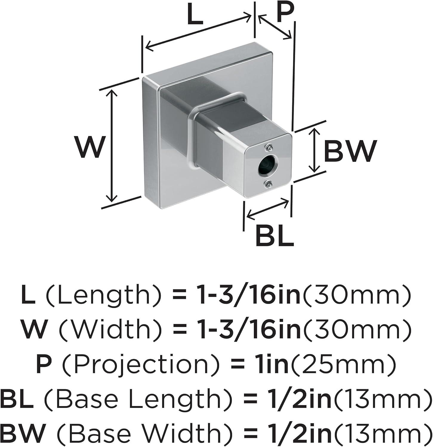 Amerock Monument Cabinet or Furniture Knob, 1-3/16 inch (30mm) Length