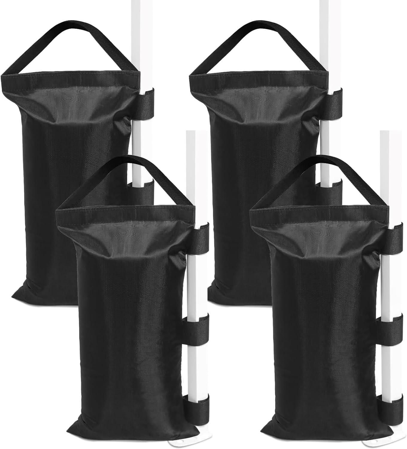 Eagle Peak Black Polyester Heavy-Duty Canopy Weight Bags