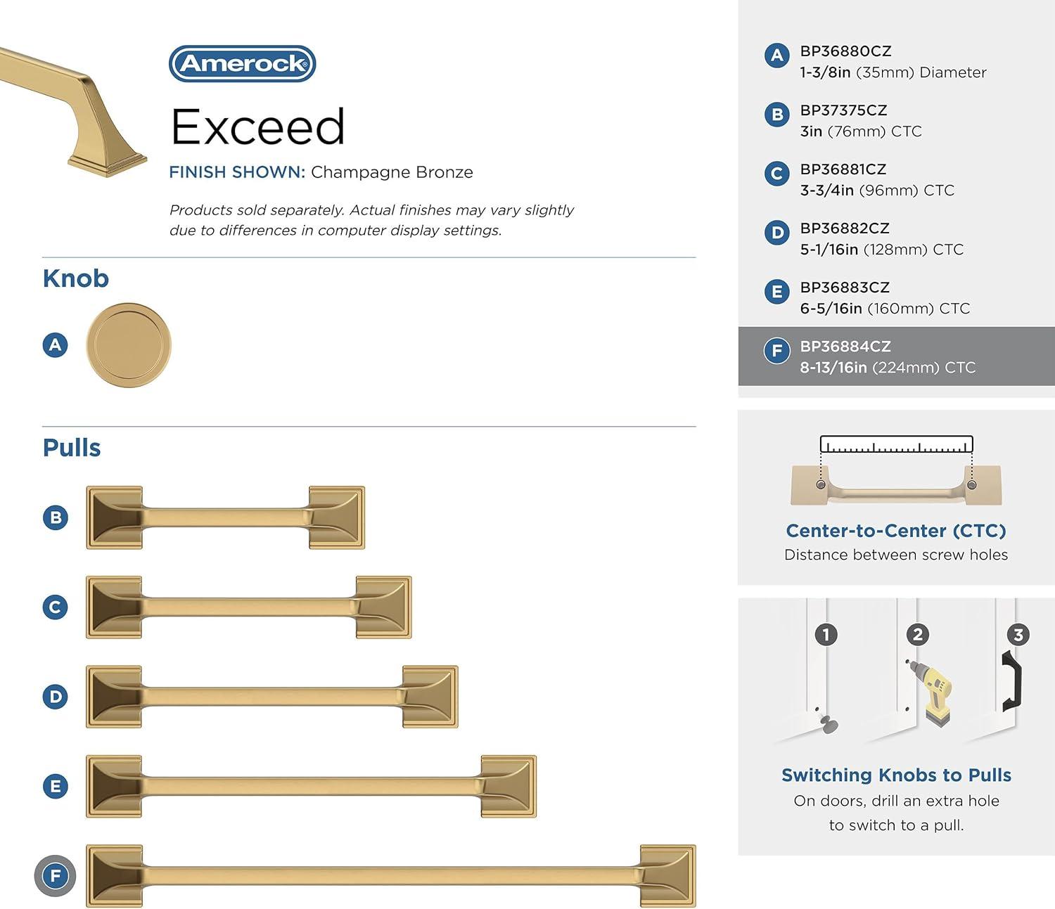 Amerock Exceed Cabinet or Drawer Pull