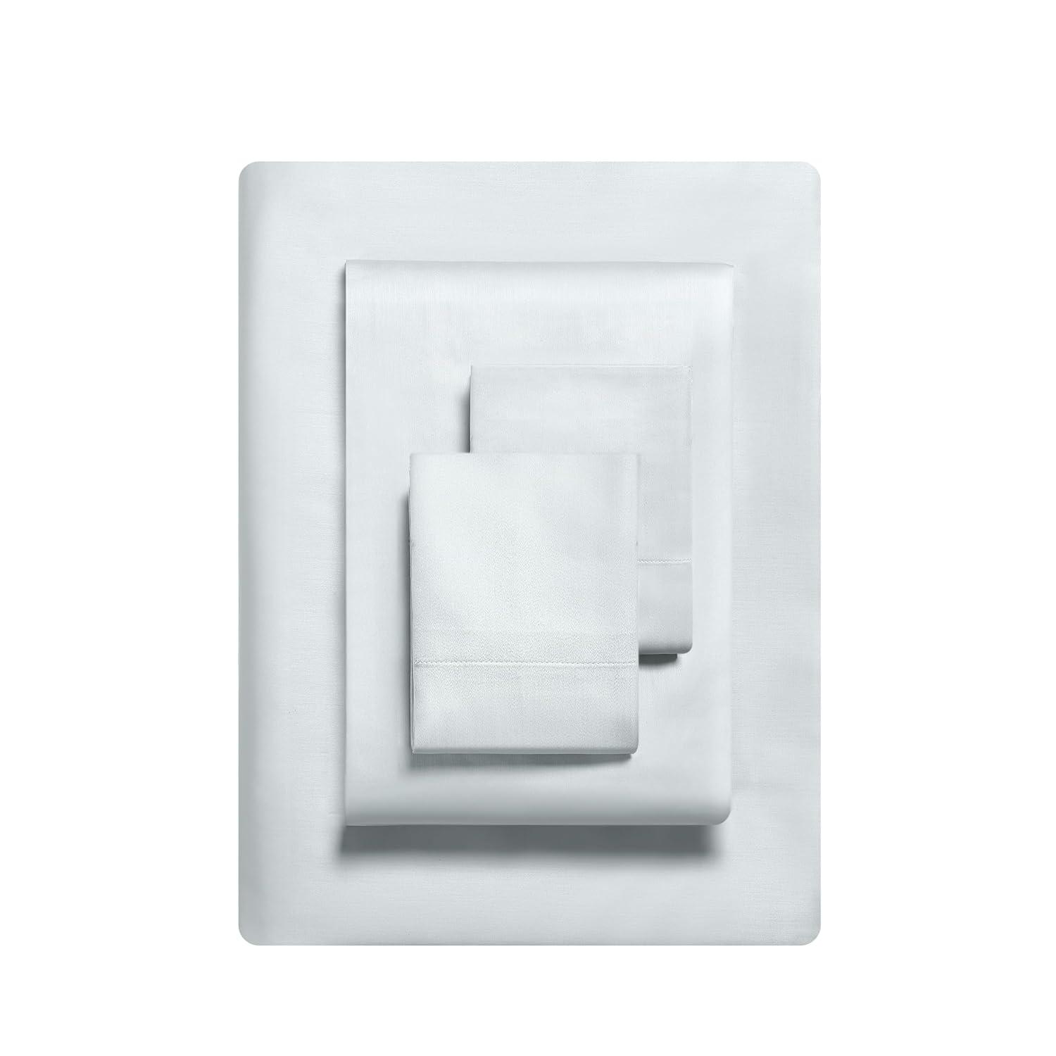 Vera Wang Puckered Texture Vera Wang T800 Sateen Solid CVC Sheet Set