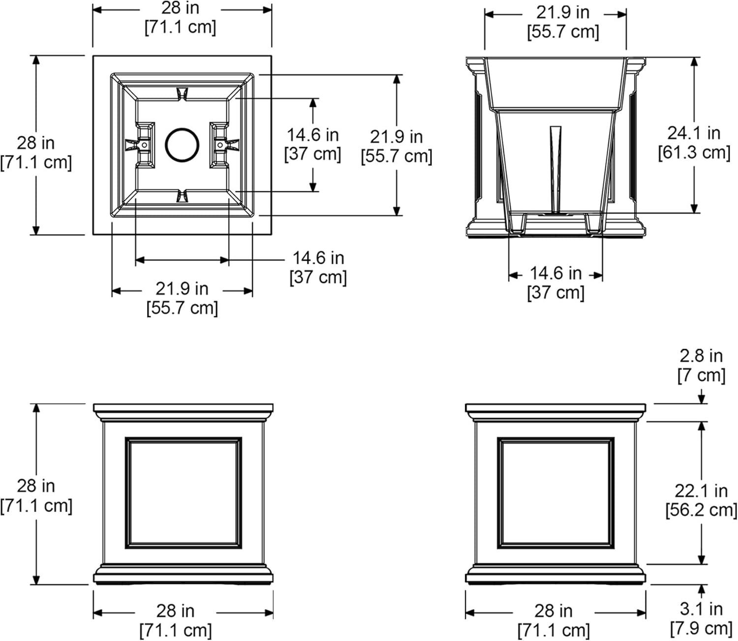 Anastasiya Planter Box