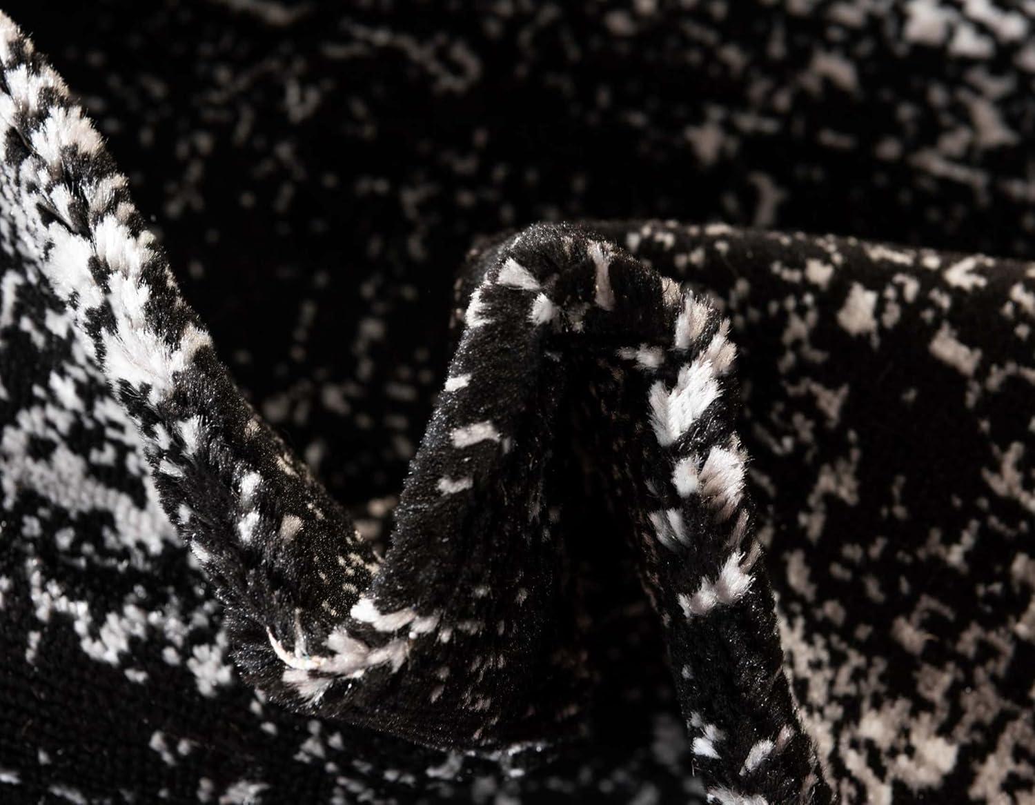 Unique Loom 9' 0 x 12' 0 Sofia Casino Black Area Rug