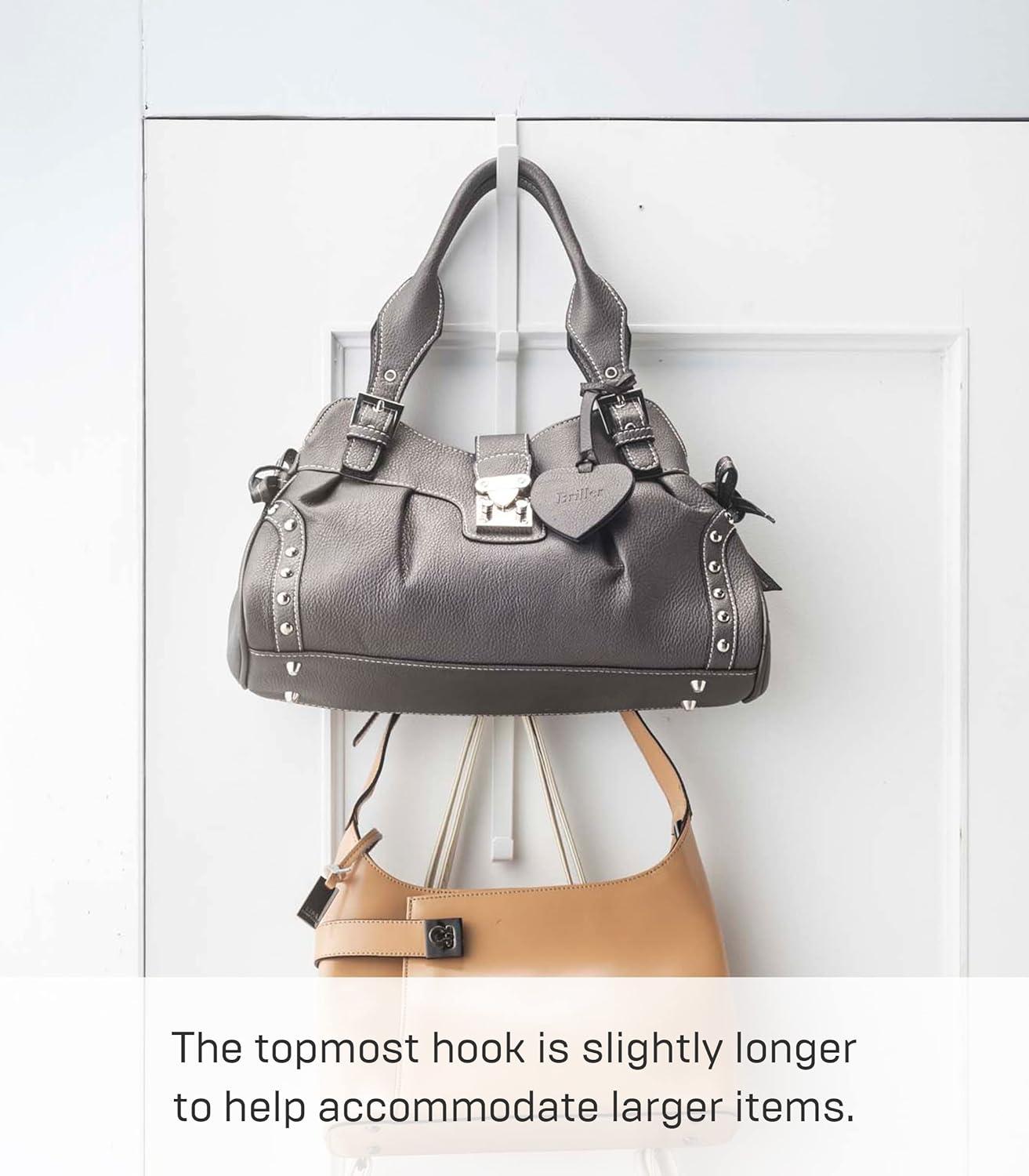 Yamazaki Home Yamazaki Home Over The Door Hooks - Vertical Hanging Coat Rack, Steel, Over-the-Door