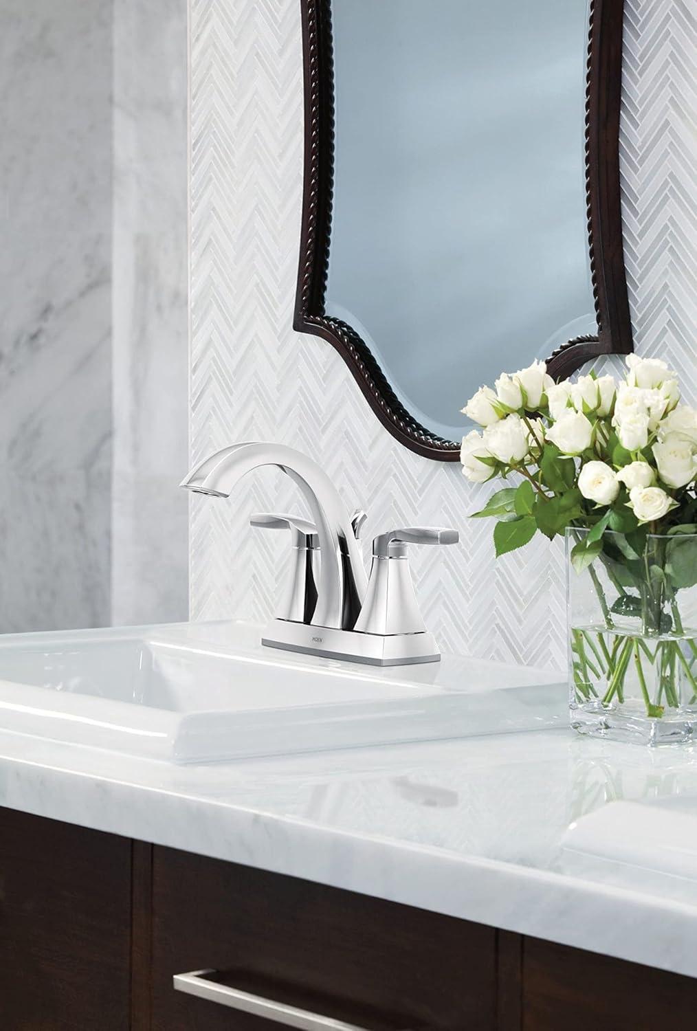 Voss Centerset Bathroom Faucet with Drain Assembly