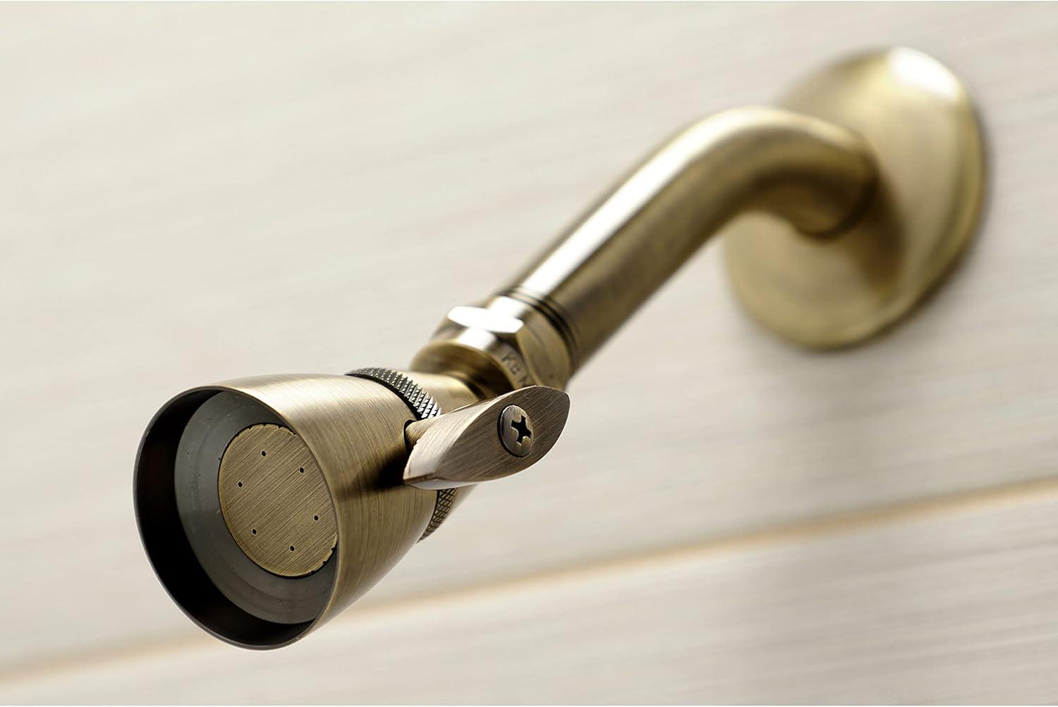 Kingston Brass Victorian Triple-Handle Tub and Shower Faucet