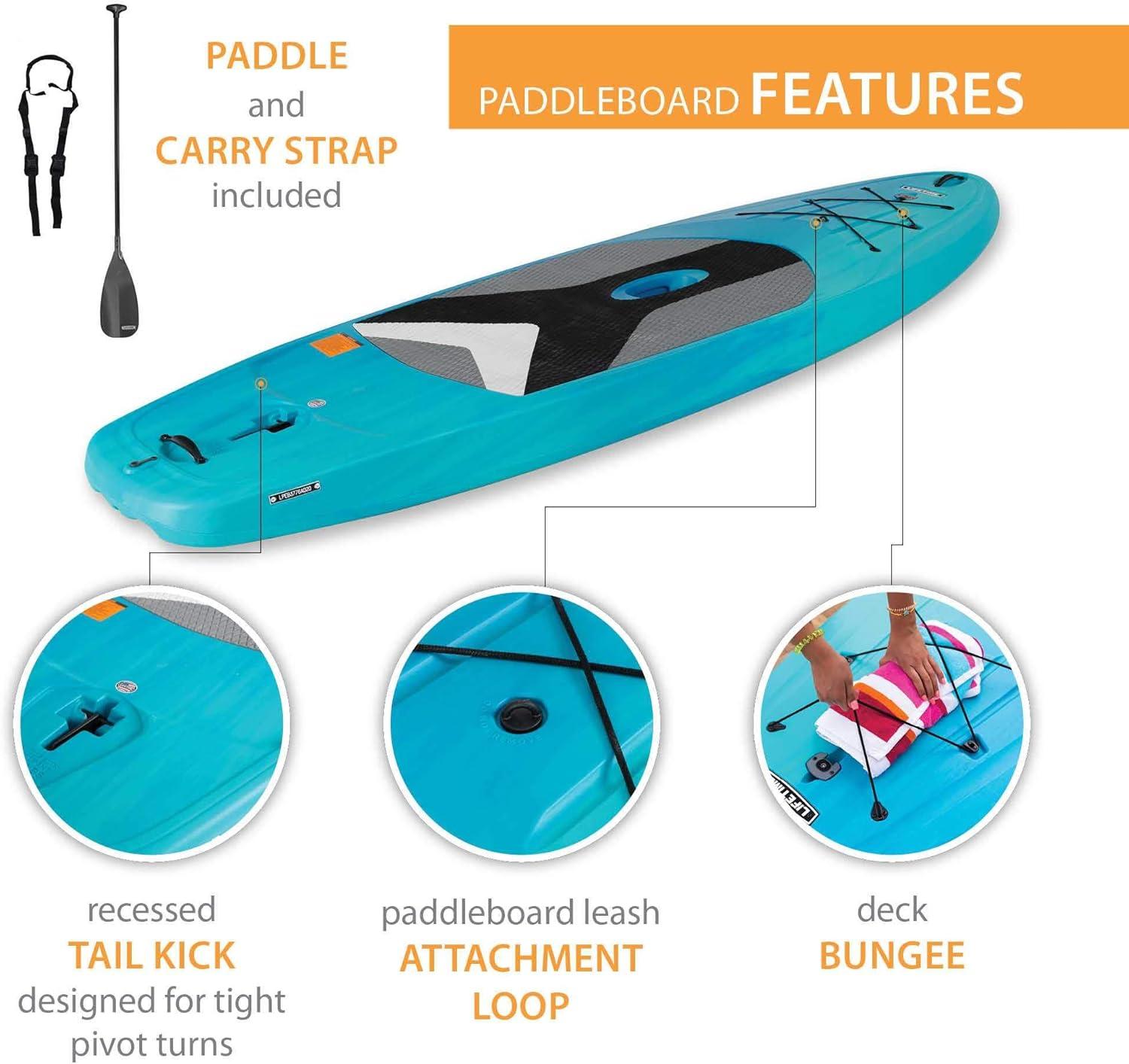 Lifetime Horizon 100 Stand-Up Paddleboard - 2 Pack (Paddles Included), Bahama Fusion - 91014
