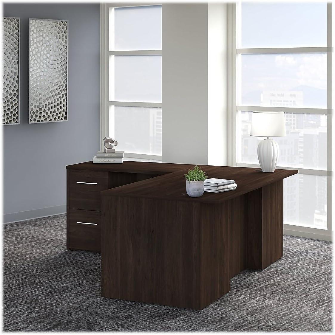 Office 500 Collection L-Shaped Executive Desk