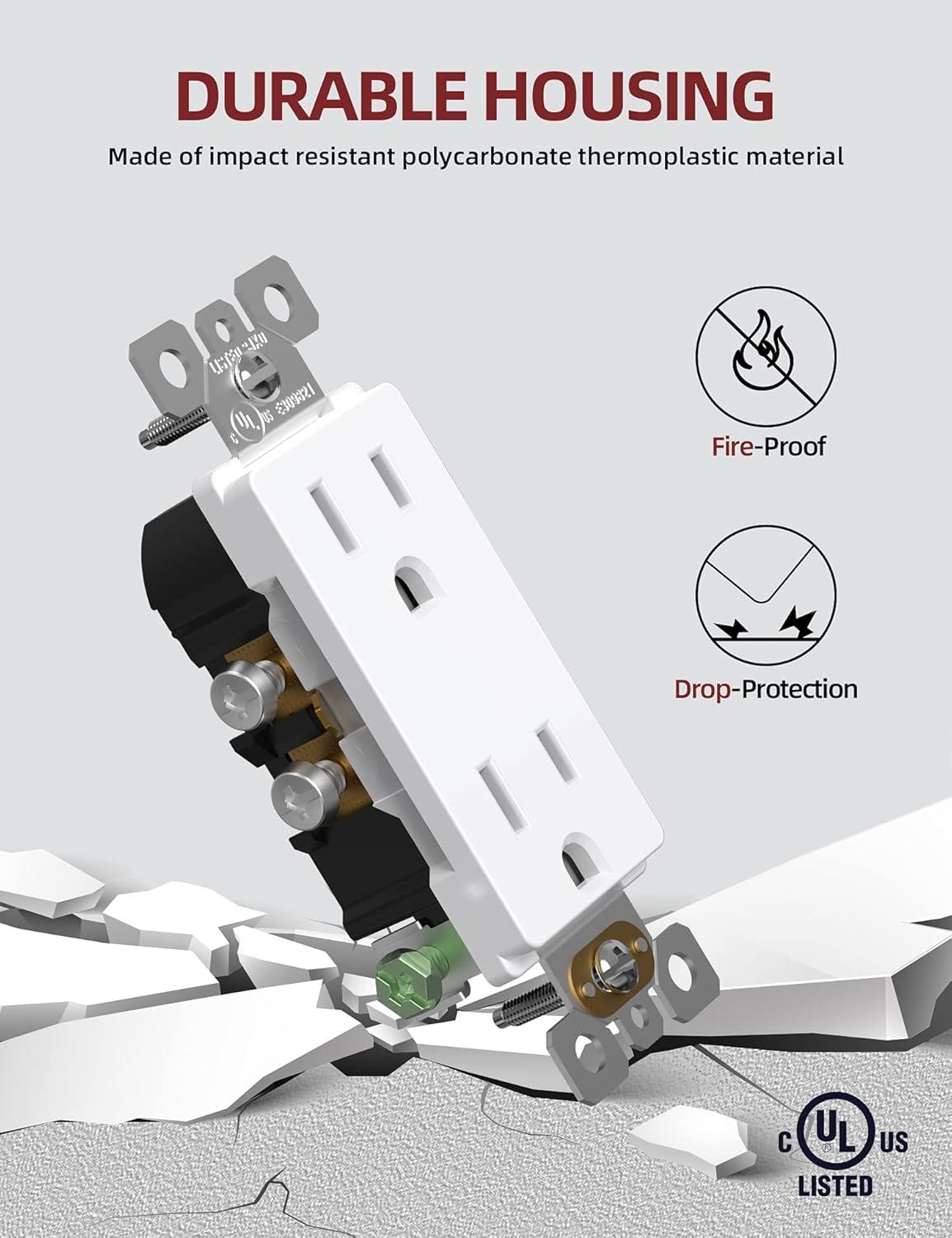 15 Tamper Resistant Decorator Outlet