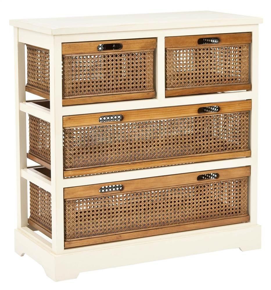 Jackson 4 Drawer Unit - AMH6504 - Black - Safavieh Couture