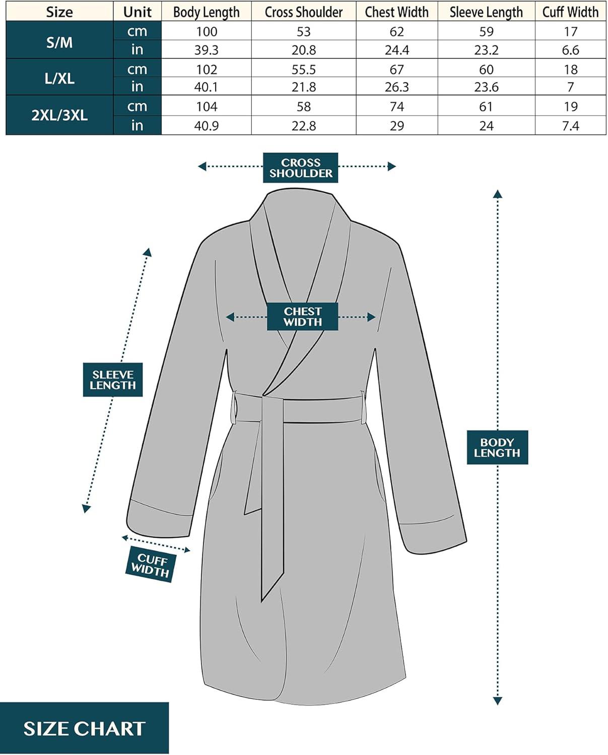 PAVILIA Short Robes for Women, Plush Soft Bathrobe Womens Lightweight, Fluffy Fuzzy Robe Knee Length, Shower Spa (Light Grey, Small-Medium)