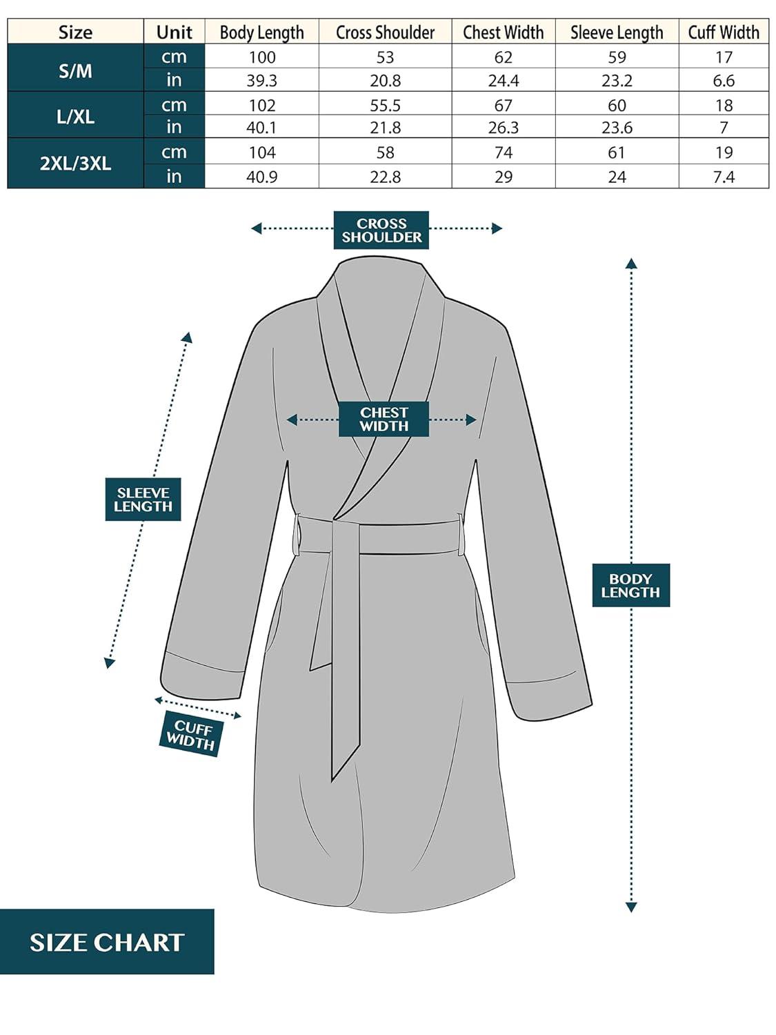 PAVILIA Short Robes for Women, Plush Soft Bathrobe Womens Lightweight, Fluffy Fuzzy Robe Knee Length, Shower Spa (Light Grey, Small-Medium)