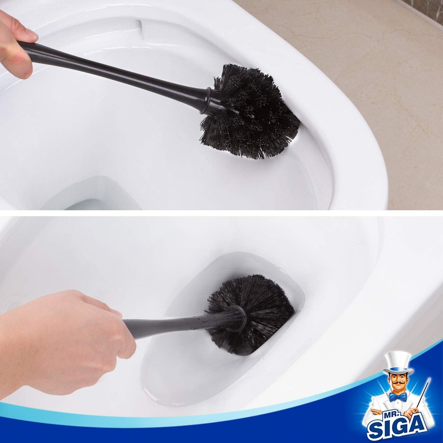 SRIAA Toilet Brush Plunger Set-Bathroom Cleaning Tools, Detachable & Extended Handles, Cleaning Brush and Bathroom Supplies.