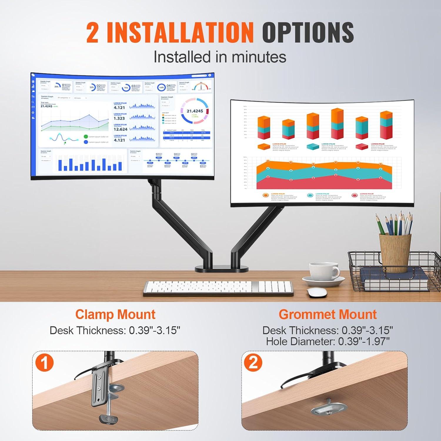 VEVOR VEVOR Single Screen Desktop Mount