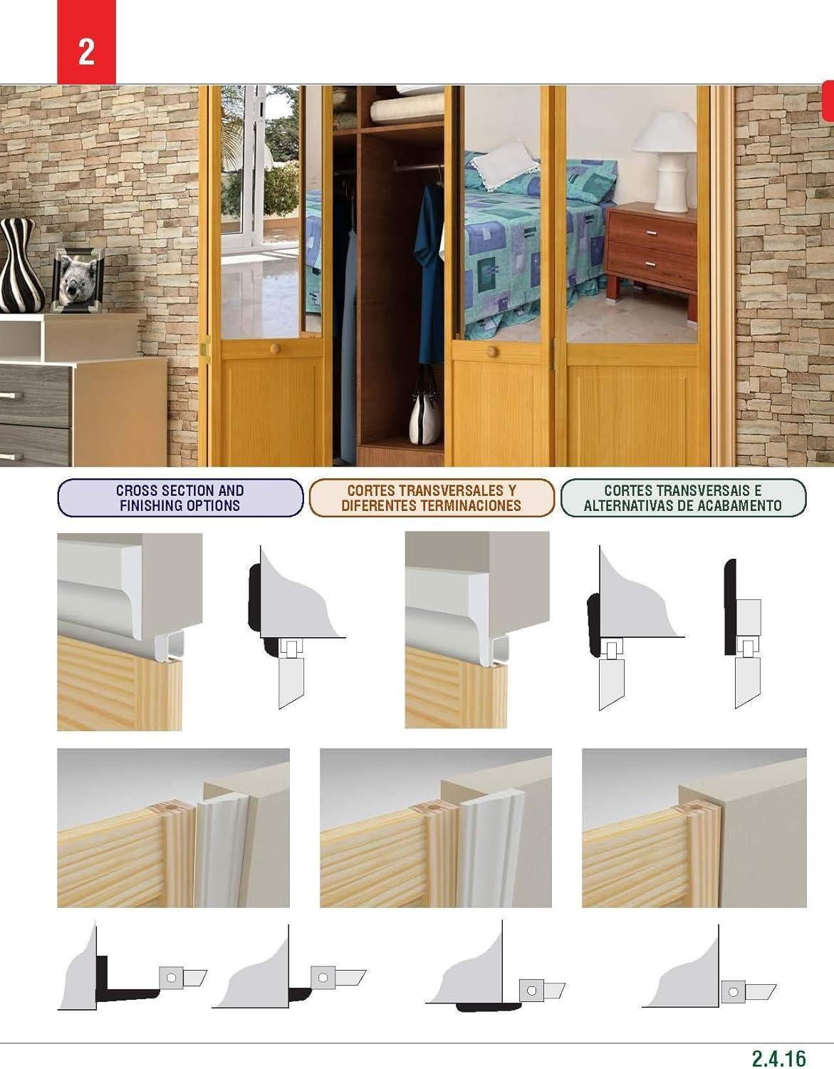 Kimberly Bay Traditional 6 Panel Wood Bi-Fold Door