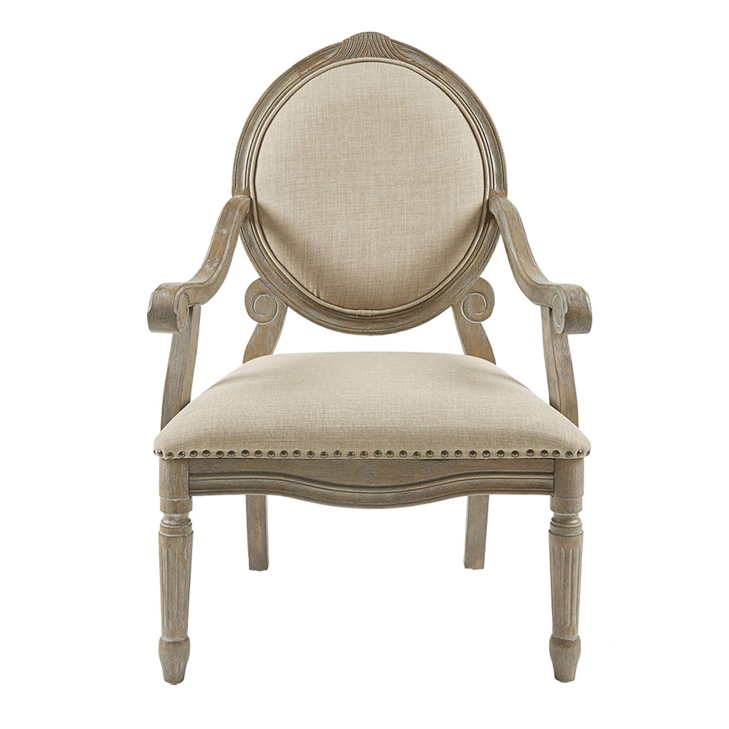 Brentwood Traditional Exposed Wood Armchair