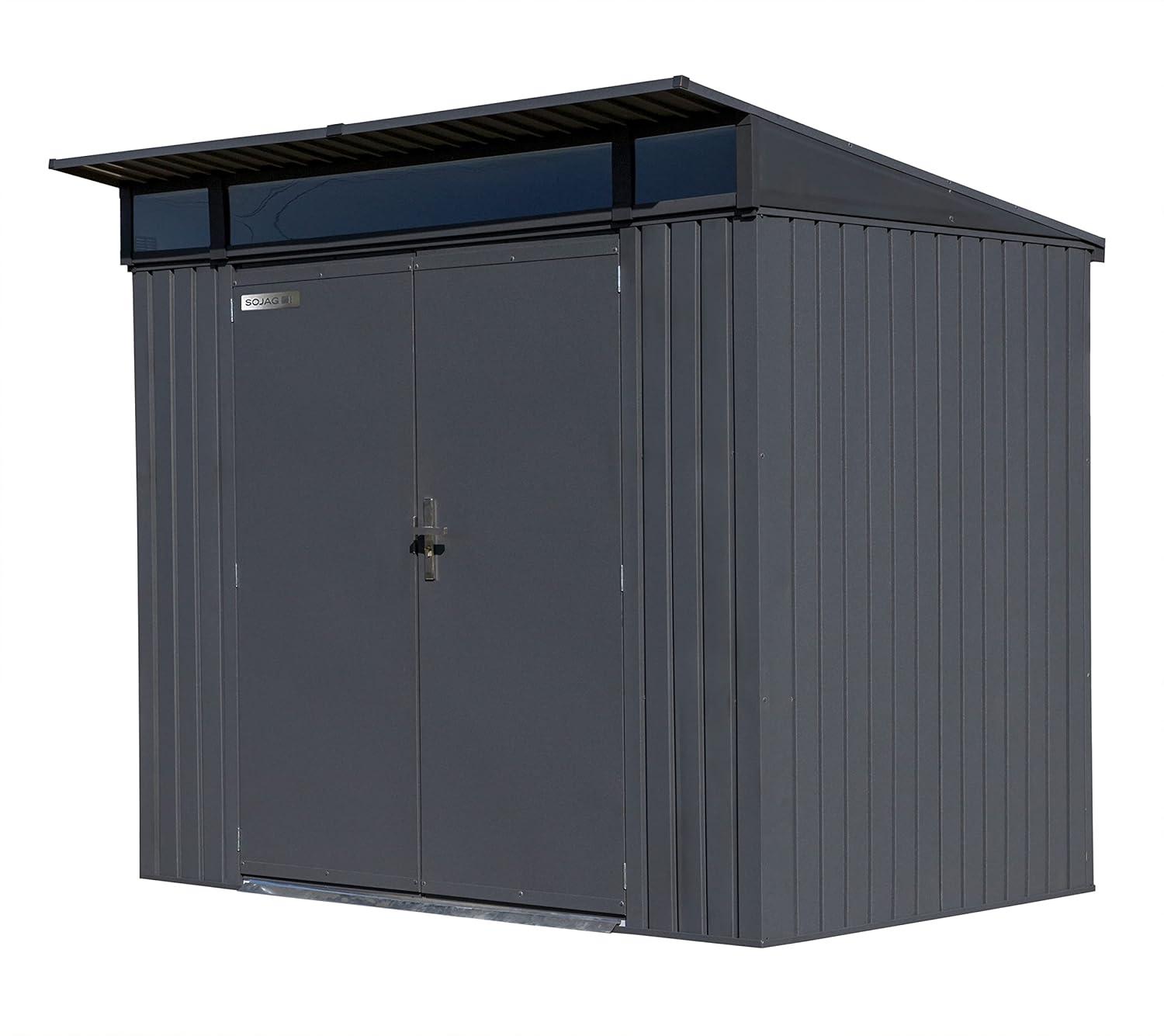 Arrow Sojag 5 ft. W x 8 ft. D Metal Vertical Storage Shed