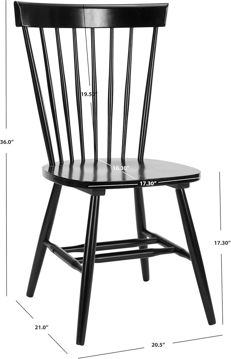 Parker 17"H Spindle Dining Chair (Set of 2)  - Safavieh