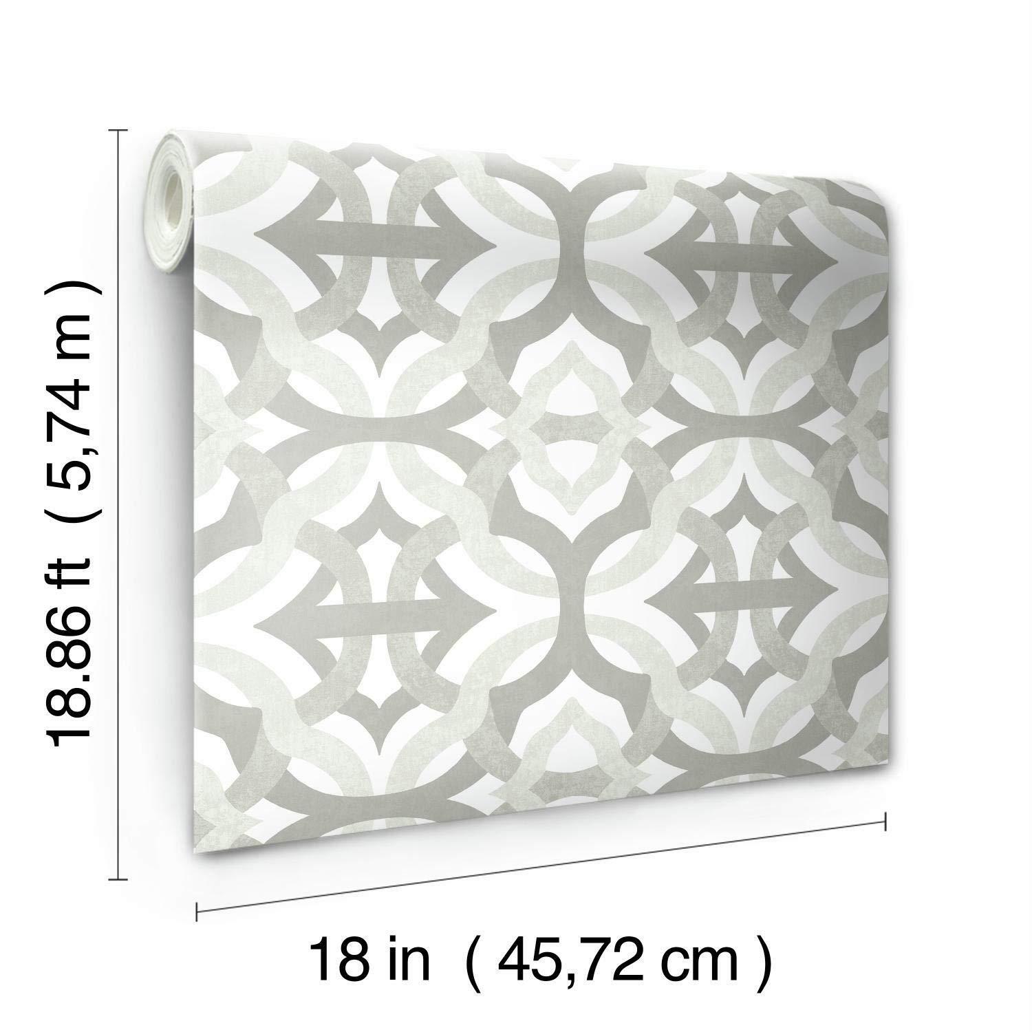 Waverly Peel & Stick Geometric Roll