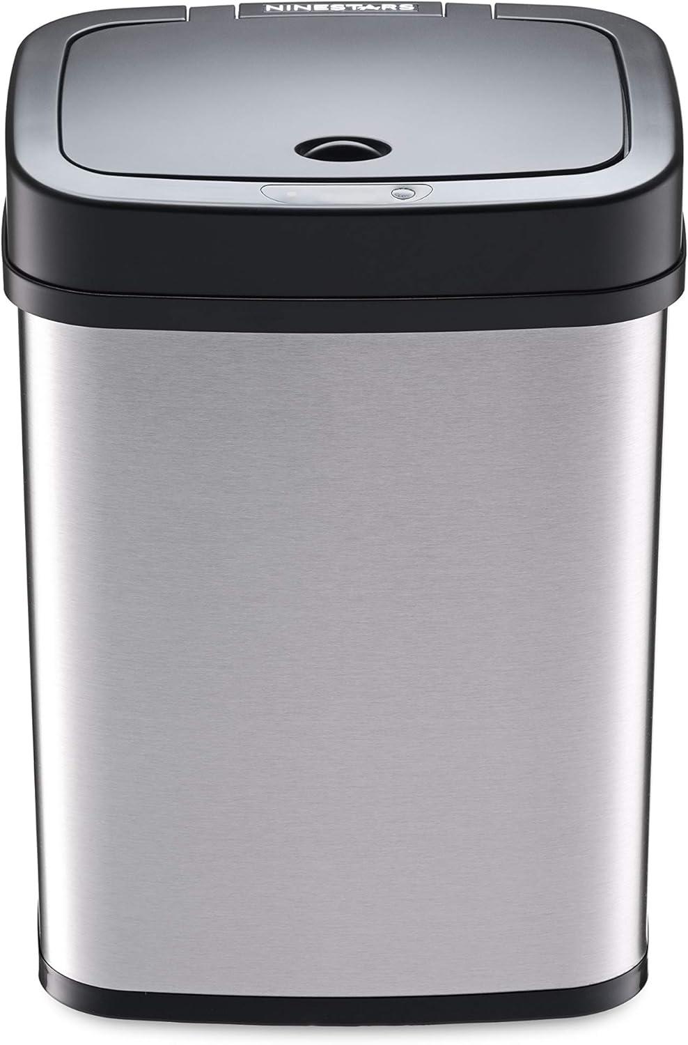 3.2 Gallon Stainless Steel Touchless Motion Sensor Trash Can